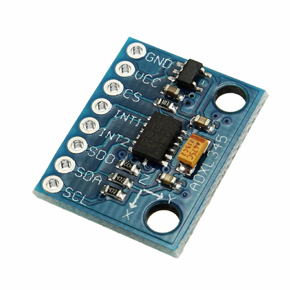 Hailege 2 szt. ADXL345 3-Axis Digital Acceleration of Gravity Moduł Tilt GY-291 IIC/SPI Transmisja dla Arduino