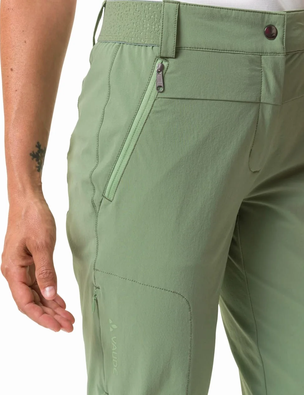 VAUDE Damskie Spodnie Farley Stretch Capri T-zip II - Spodnie Kobiety