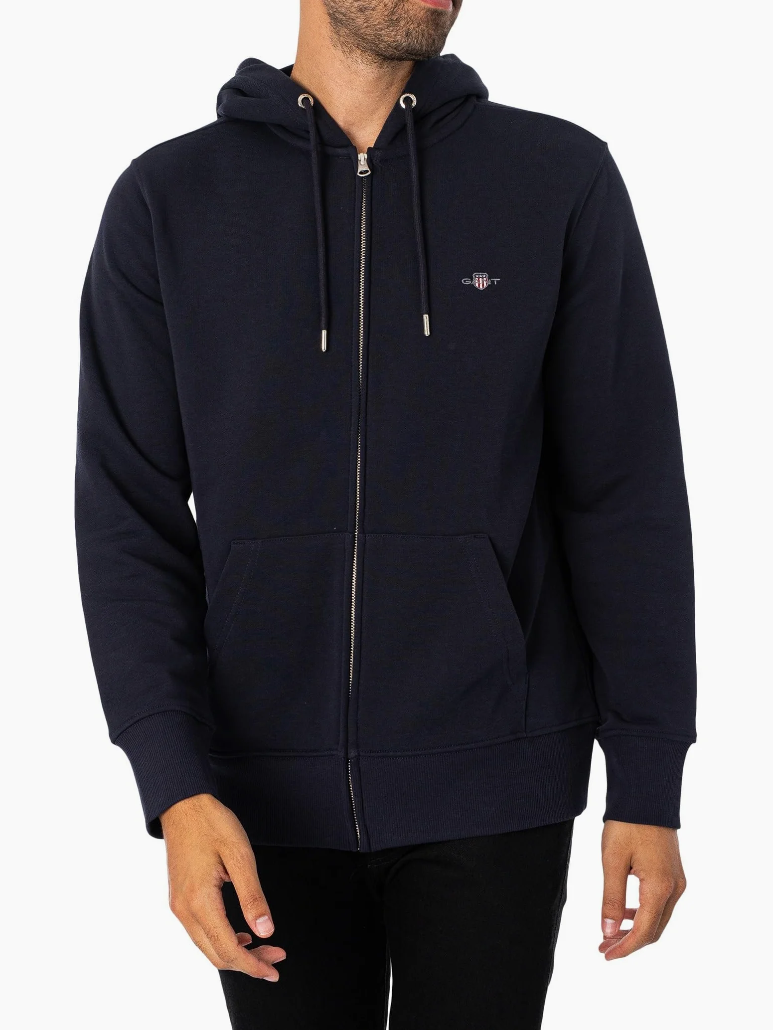 GANT Bluza z kapturem Mężczyźni Reg Shield Full Zip Hoodie