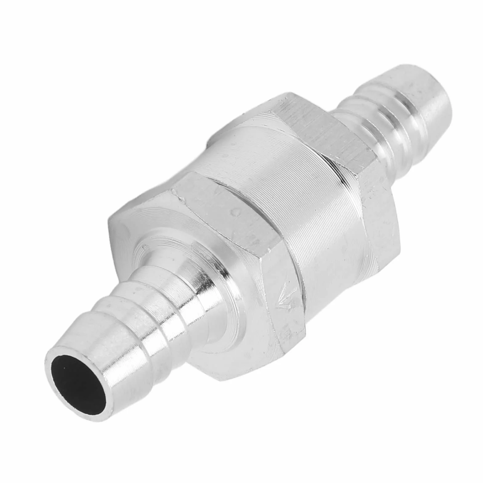 Zawór zwrotny nie zwrotny zawór zwrotny stop aluminium uniwersalny do paliwa benzyny benzynowy napędowy, woda (10 mm)