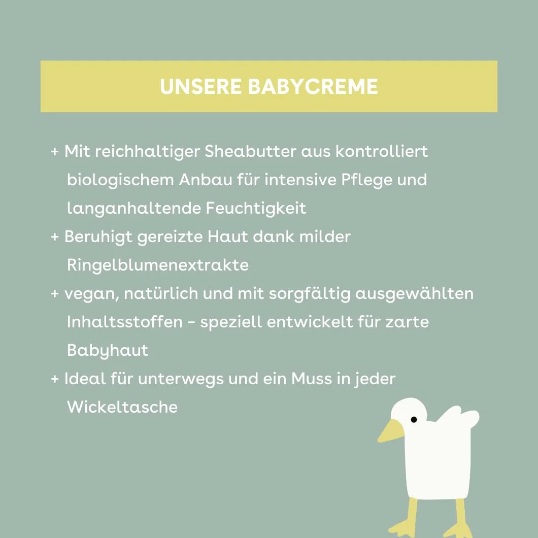 Boep Naturkosmetik Babycreme für Knutschebäckchen, 50 ml Kremowa