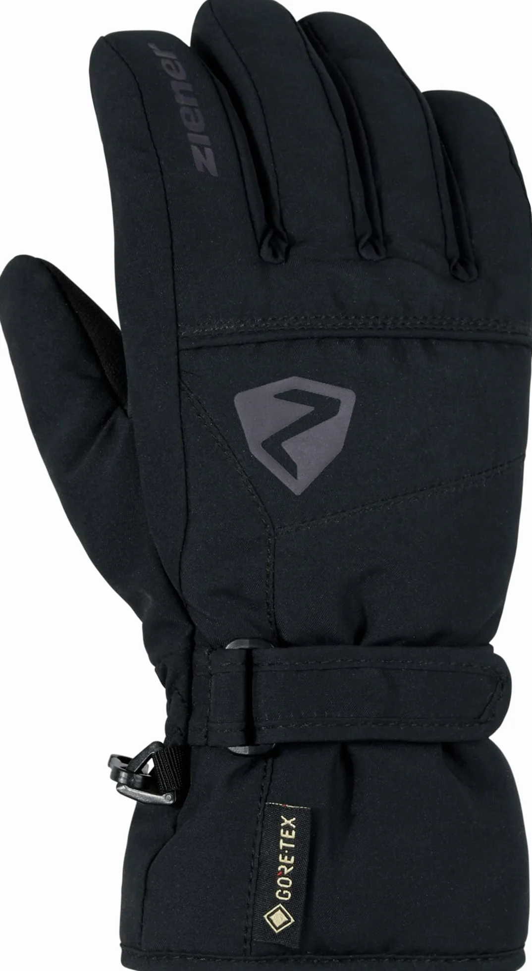 Ziener LAGO GTX Glove Junior rękawice narciarskie wodoodporne oddychające czarne rozmiar 3