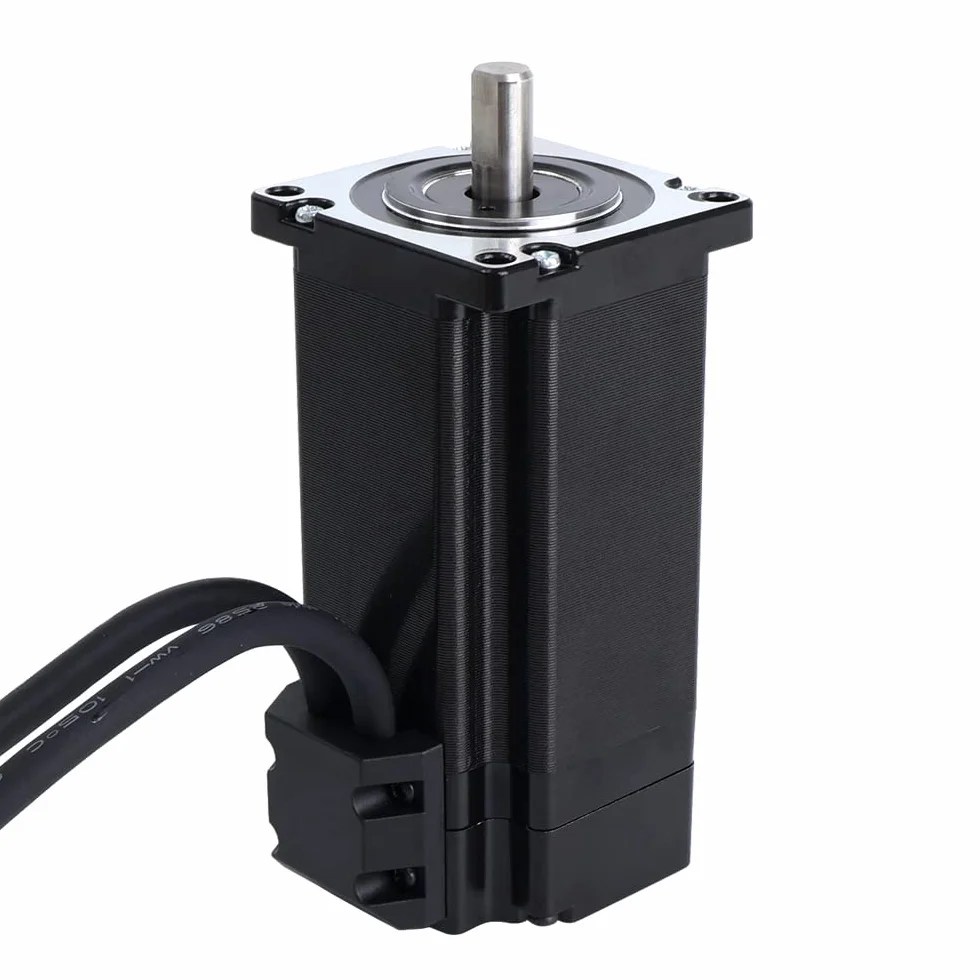 STEPPERONLINE 1-osiowy silnik krokowy z zamkniętą pętlą, zestaw 4,0 Nm 1000PPR Nema 24 silnik krokowy i silnik krokowy CL57T-V41 0-8,0A 24-48VDC do maszyny do grawerowania CNC