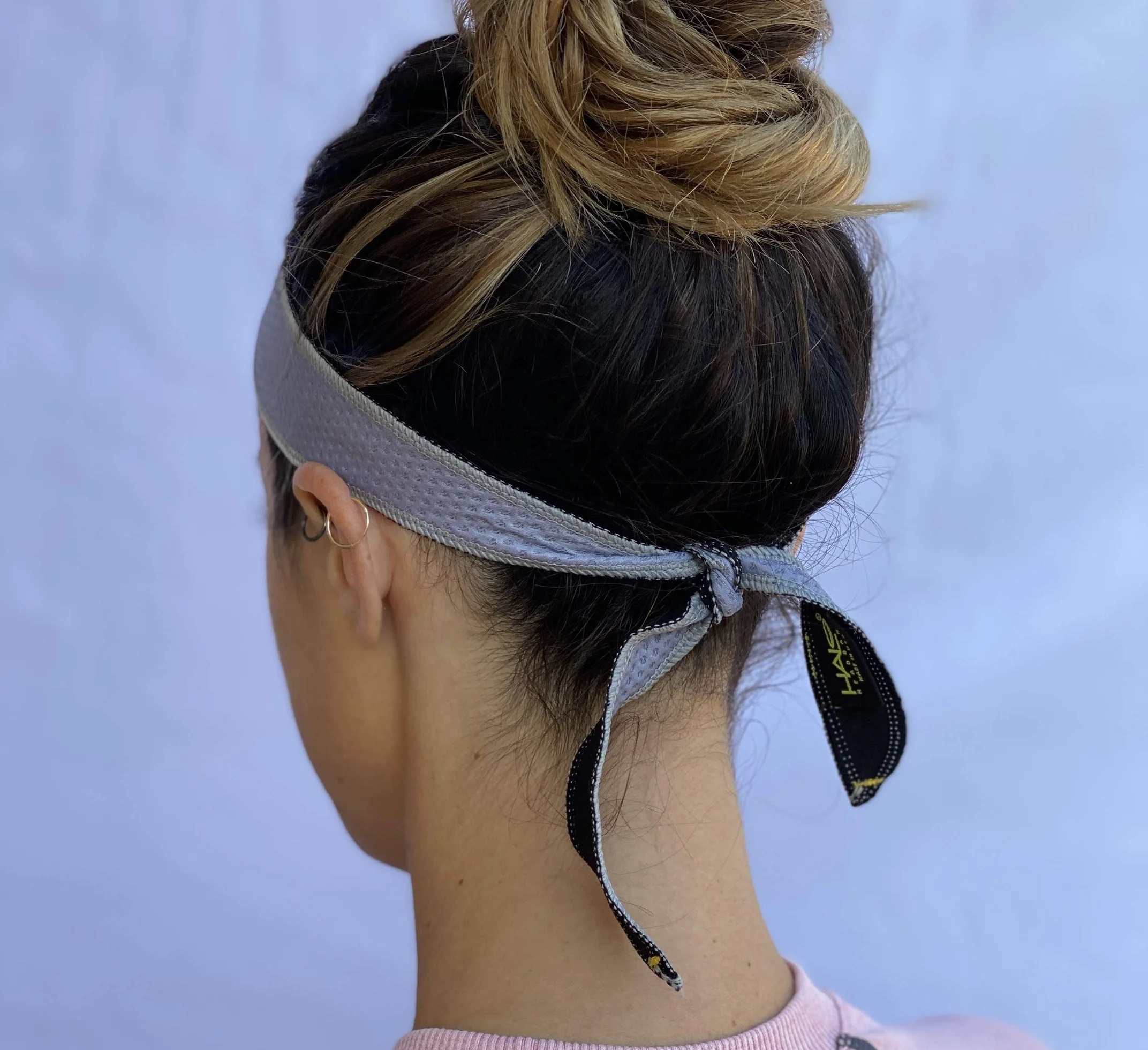 Halo Headband Halo I - Custom Fit - Tie Sweatband sweter dla mężczyzn i kobiet, antypoślizgowy z odprowadzającą wilgoć tkaniną dryline