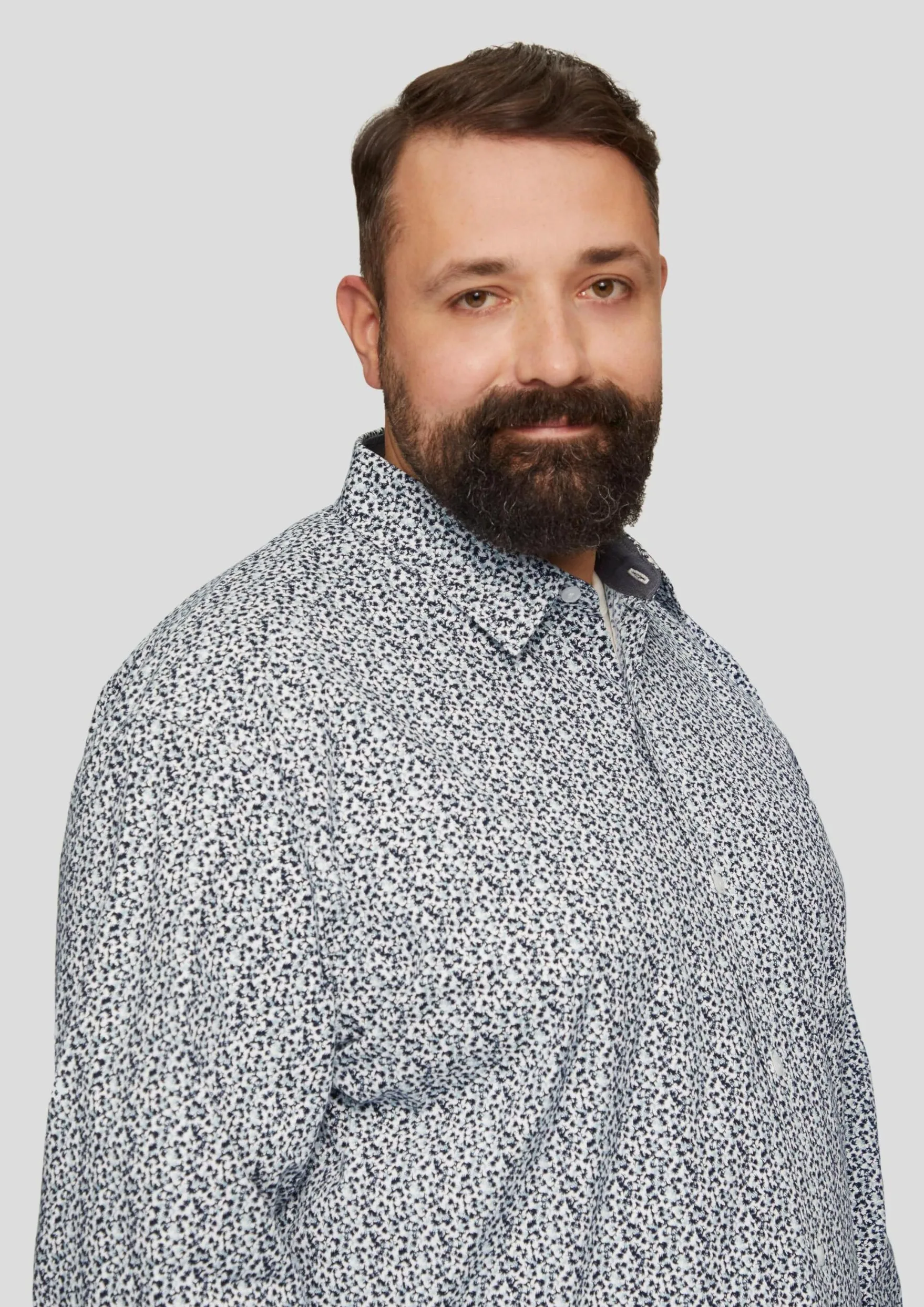 s.Oliver Big Size koszula z długim rękawem, krój slim fit, 01A1, XXL
