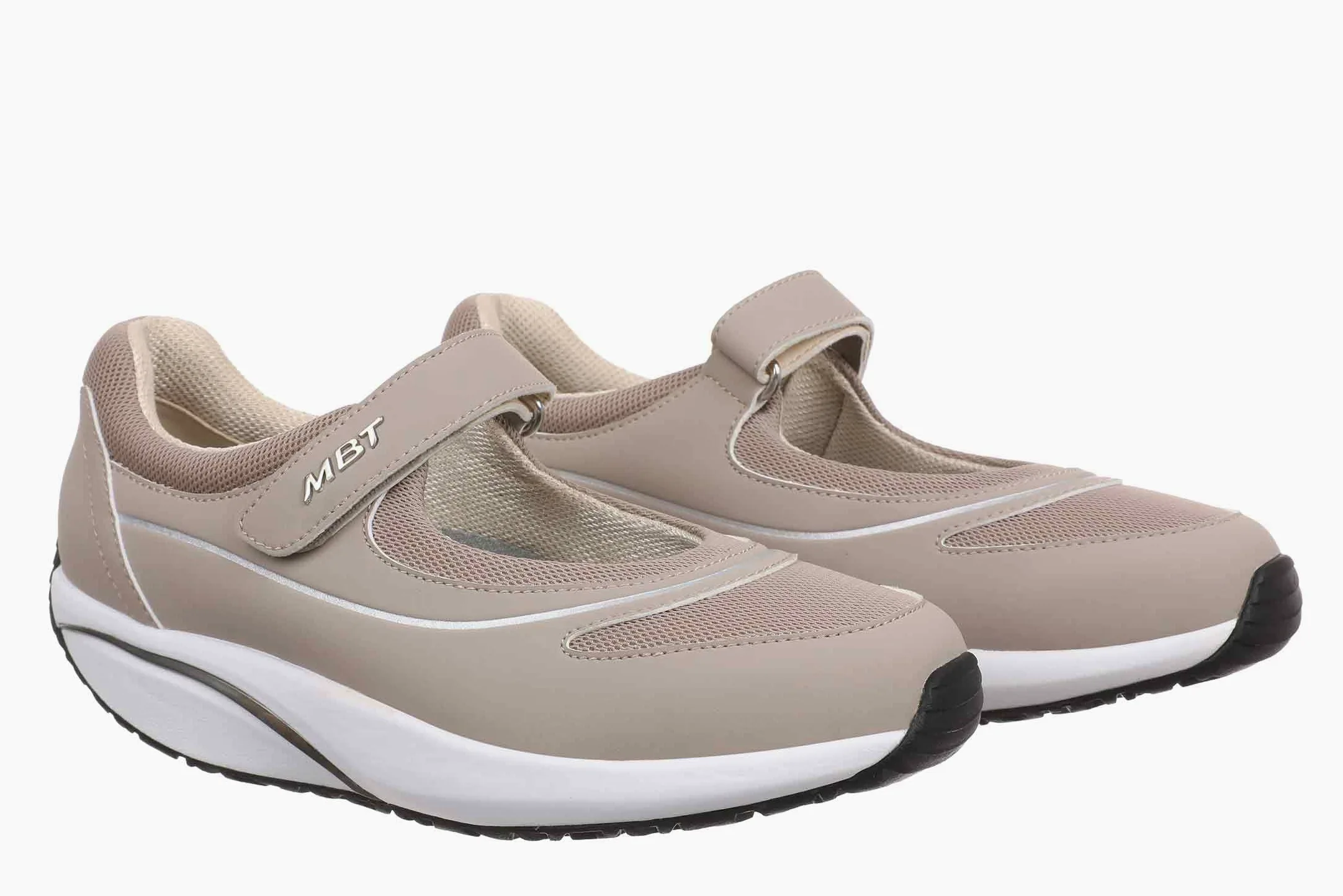 MBT BARIDI 2 damskie baleriny sportowe anatomiczne wygodne buty do chodzenia fizjologiczne wygodne buty do chodzenia z zakrzywioną podeszwą komfort i stabilność. Mokasyny na co dzień z zamknięciem
