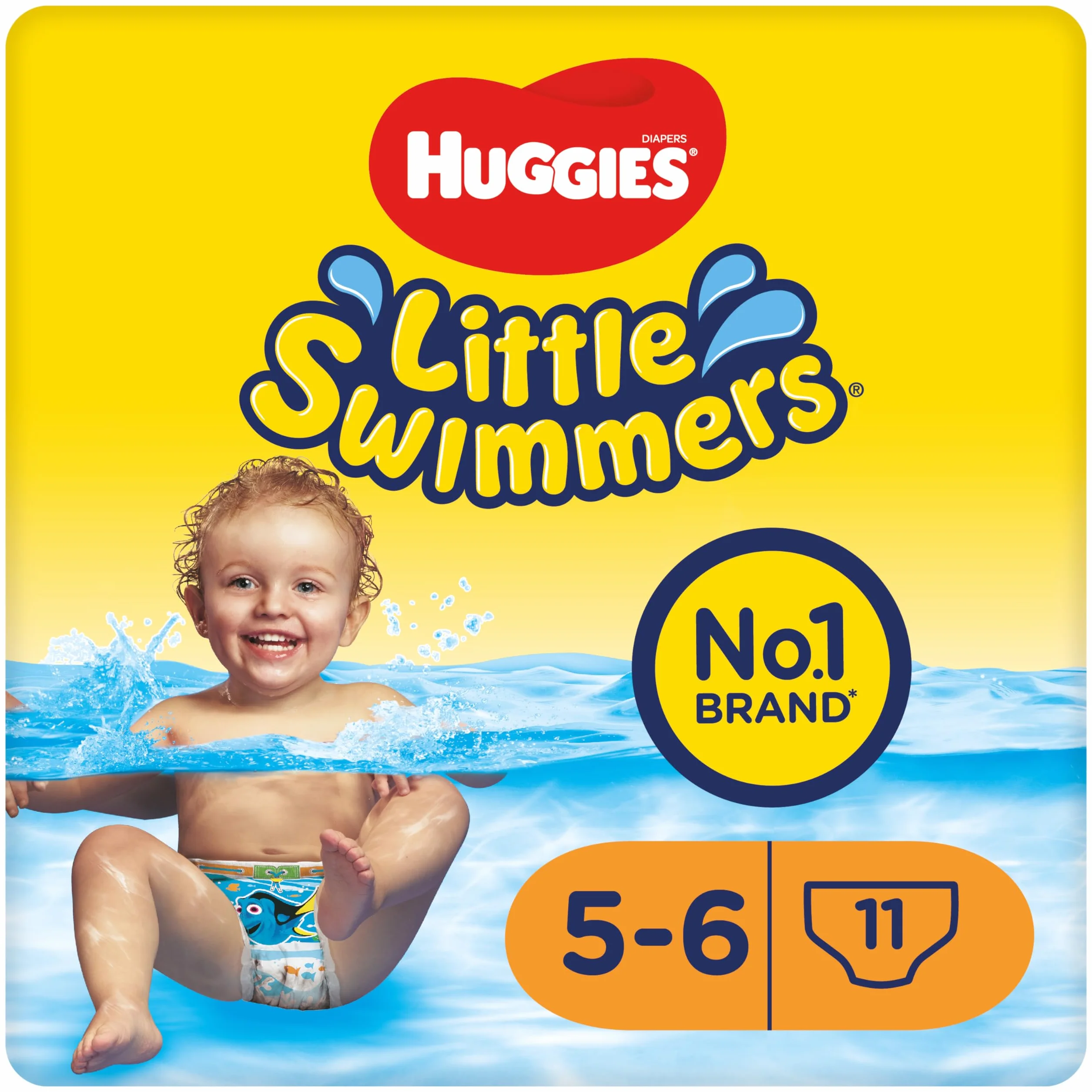 Huggies Little Swimmers Pieluchy do Pływania, Rozmiar 5-6