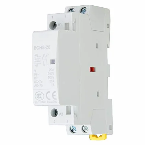 Stycznik AC, 2P 20A Stycznik AC 35mm Montaż na szynie DIN 2NO 24V 220V / 230V (220V / 230V)