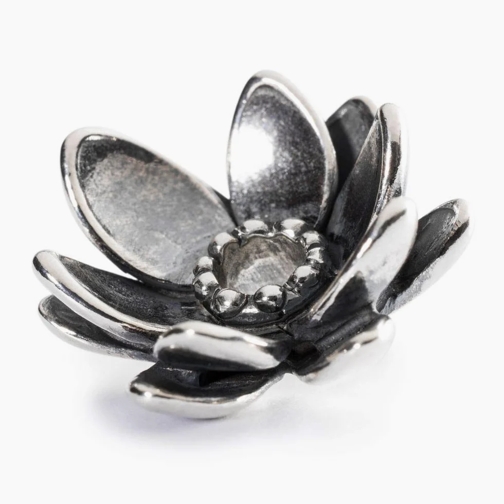Trollbeads Damen-Anhänger Gigantischer Lotus 925 Silber - TAGPE-00018