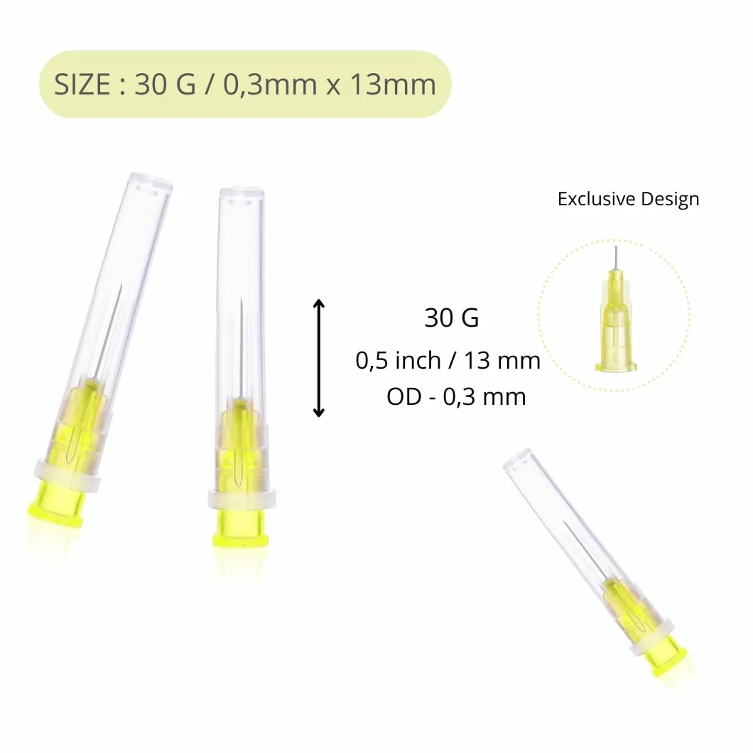 Tubki ze stali nierdzewnej 30G (0,3 mm x 12 mm) 18G/19G/20G/21G/22G/23G/25G/26G/27G/30G do uzupełniania