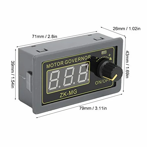 Regulator prędkości silnika prądu stałego Regulator prędkości silnika PWM Ściemniacz światła LED Cyfrowy enkoder 5 V 12 V 24 V.
