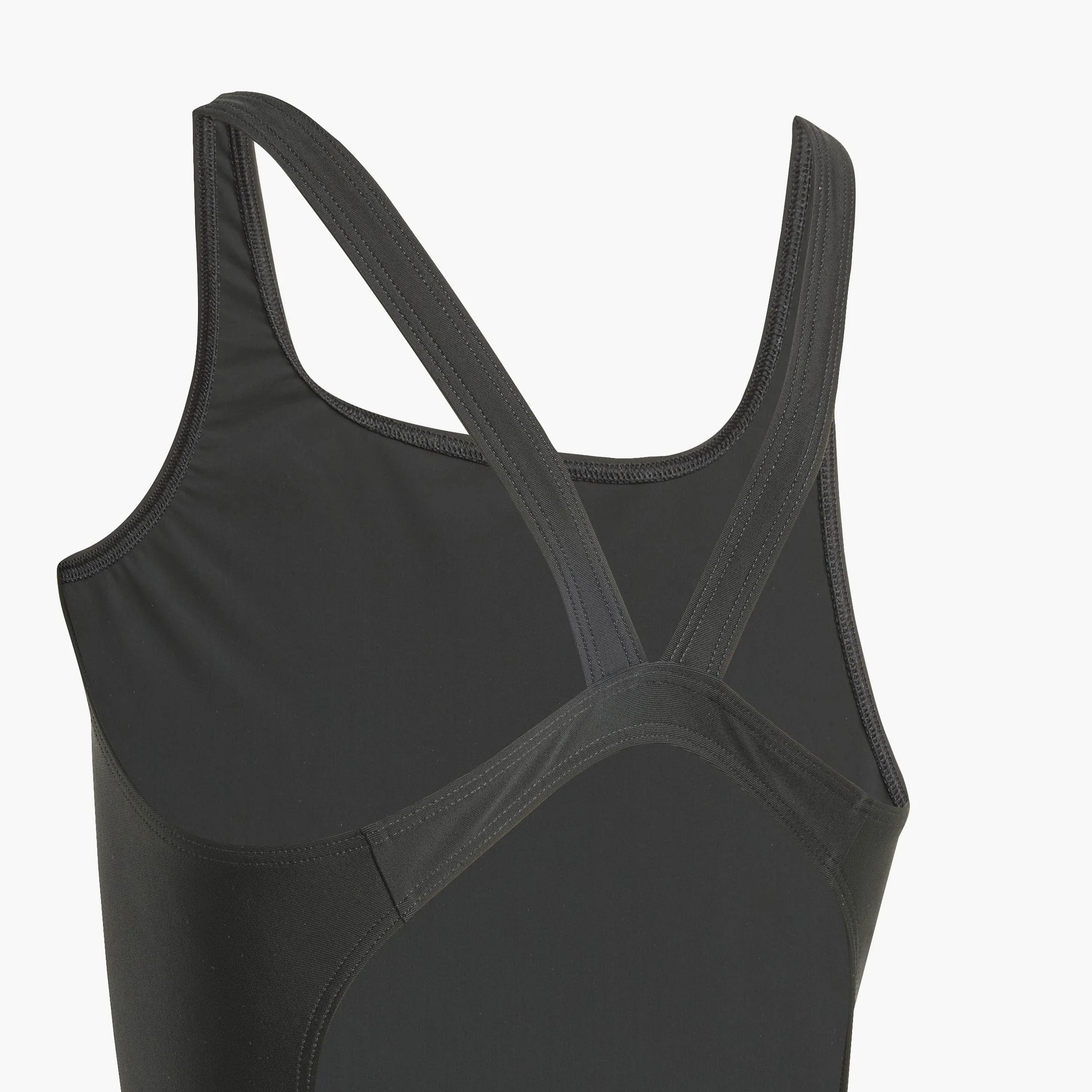 adidas Dziewczynki V-Back Swimsuit Kids Swimwear, Black, 11-12 Years