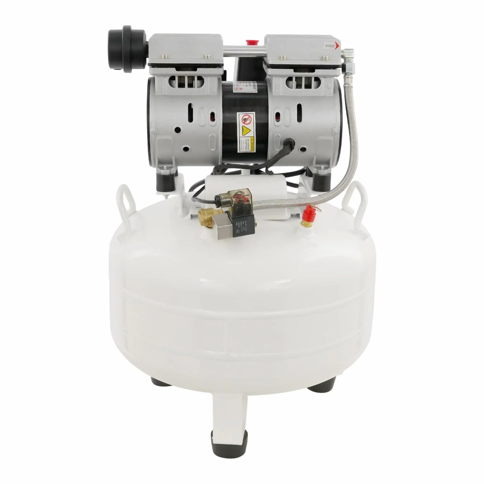 Sprężarka powietrza 30 l, 8 bar, 110 l/min, bezolejowa, 220 V, 550 W, kompresor powietrza do opon, pistoletów natryskowych, majsterkowiczów, warsztatów i hobby