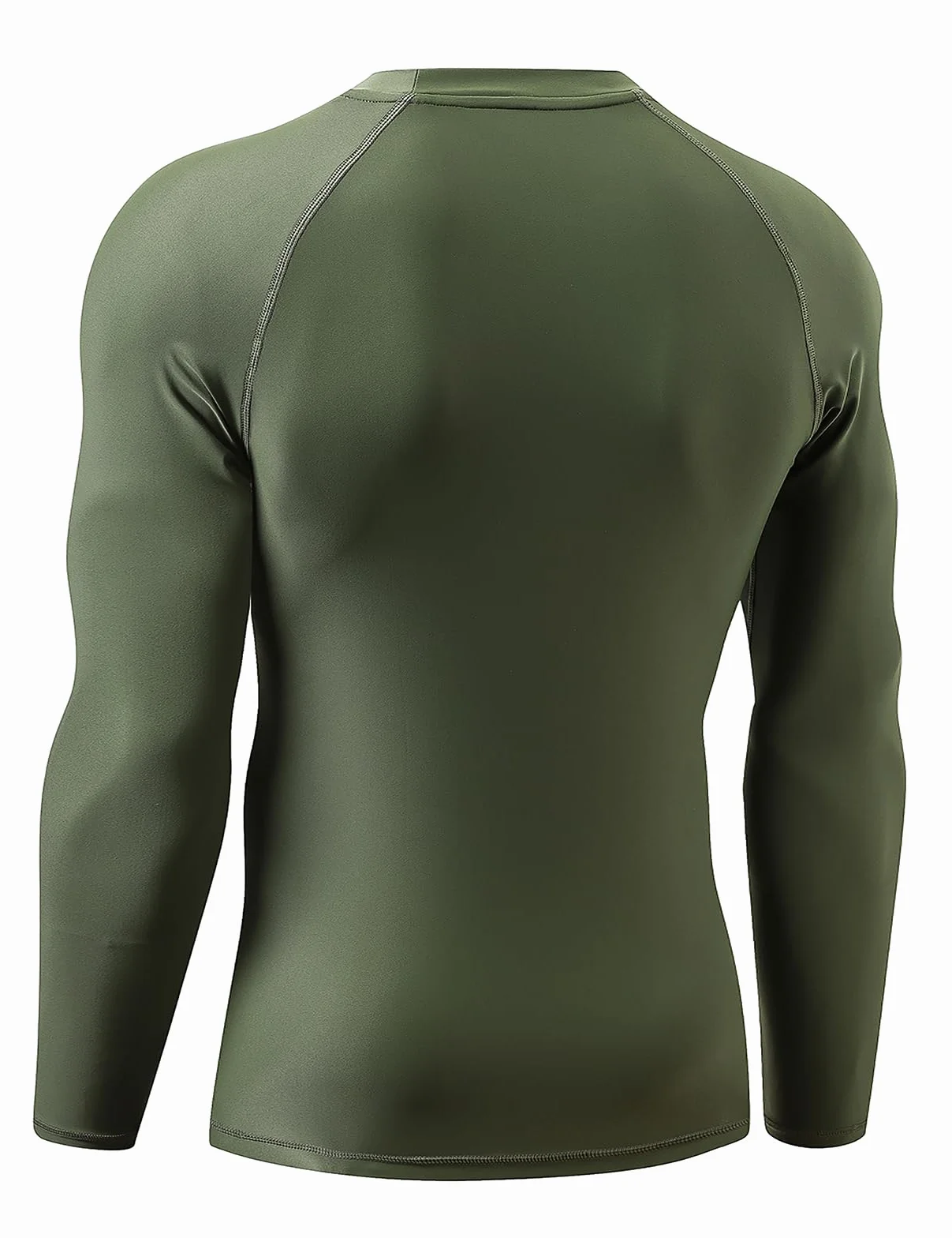LAFROI Męska koszulka z długim rękawem UPF 50+, kompresyjna, BJJ, pływanie, Rashguard