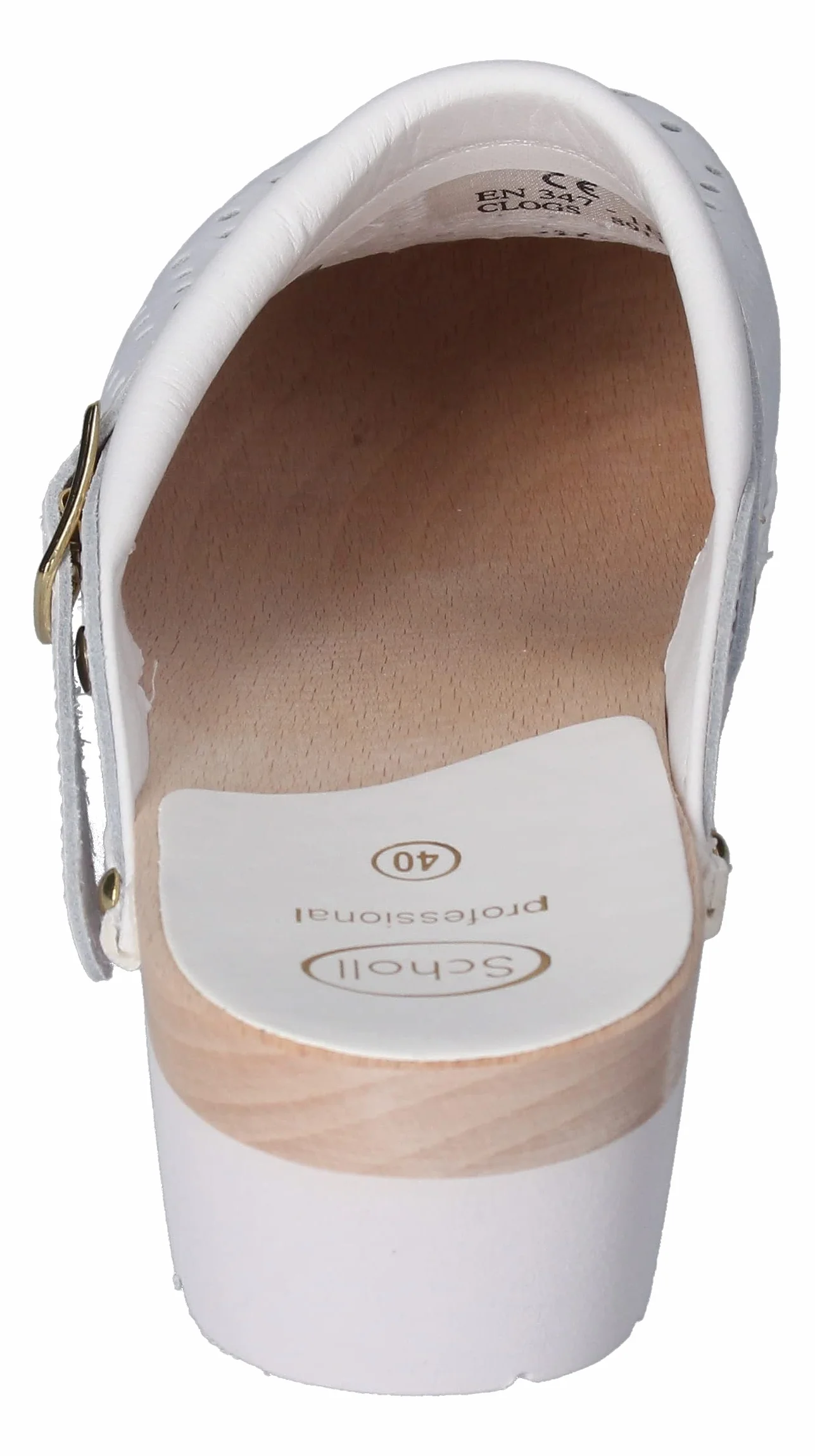 Scholl Unisex Supercomfort Medical Professional Clog, biały, 41 EU