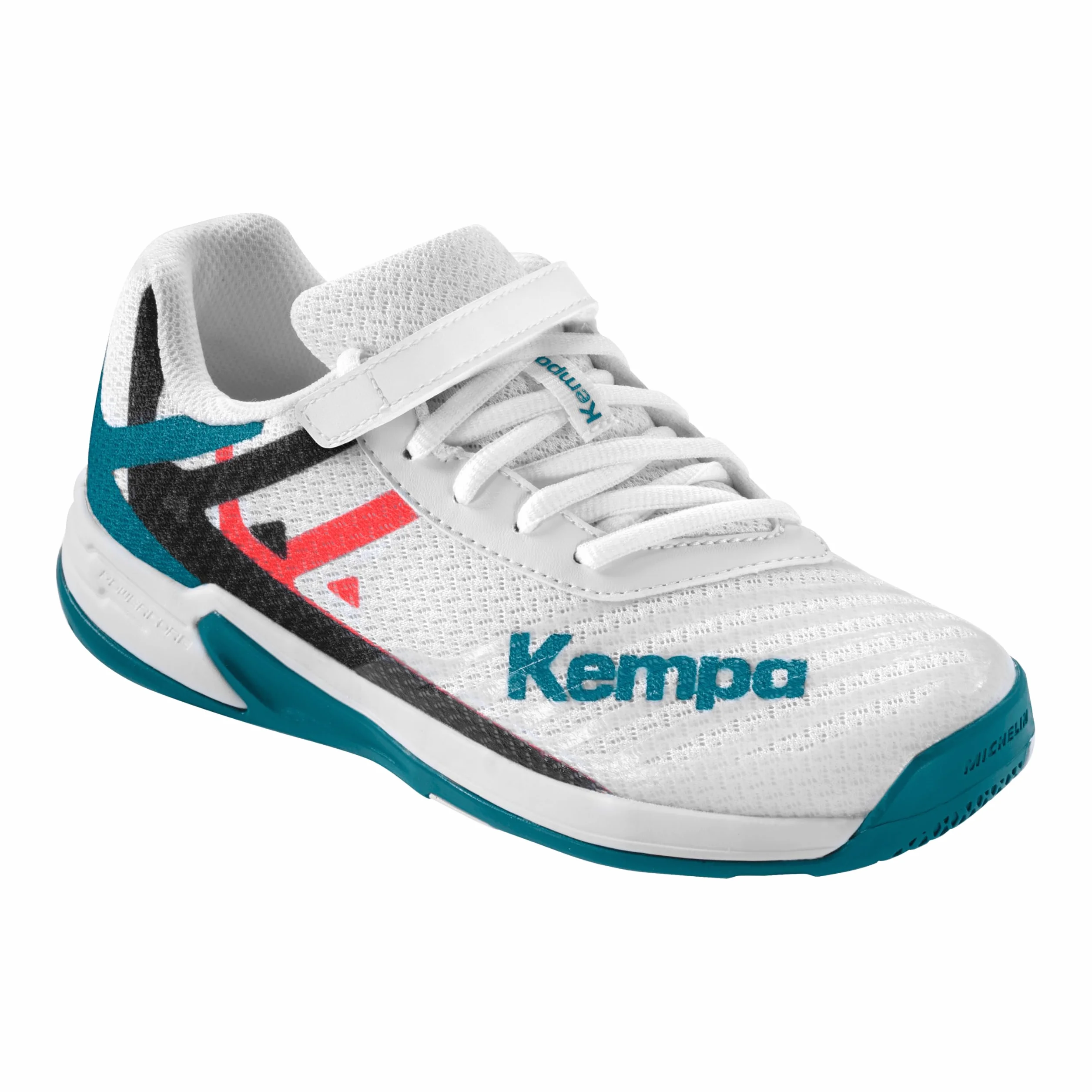 Kempa Wing 2.0 Junior biały/czerwony/czarny, biały, czerwony, czarny., 32 EU