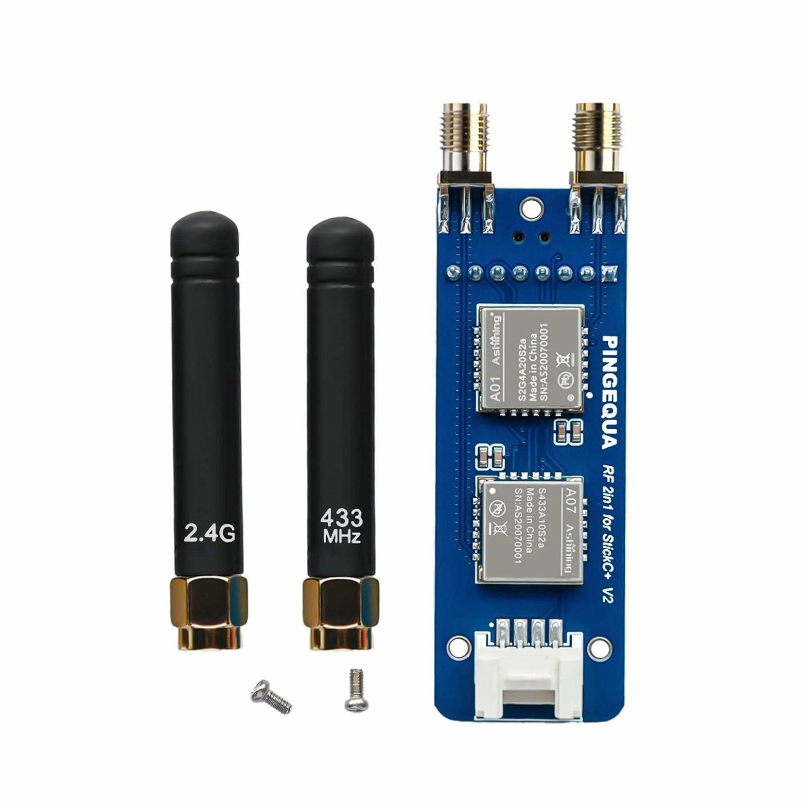 Moduł RF 2 w 1 dla M5Stack StickC Plus, obsługuje NRF24 2,4 GHz i CC1101 433 MHz, kompatybilny z M5Stack StickC Plus 1.1 i 2 z oprogramowaniem Bruce