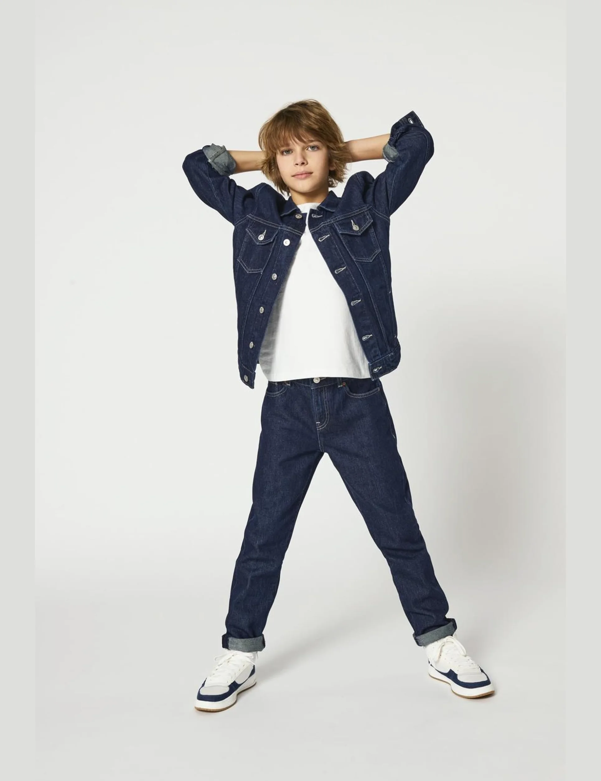KIDS ONLY Kobavi Loose Blue Jeans Dnm Noos - spodnie jeansowe Chłopcy