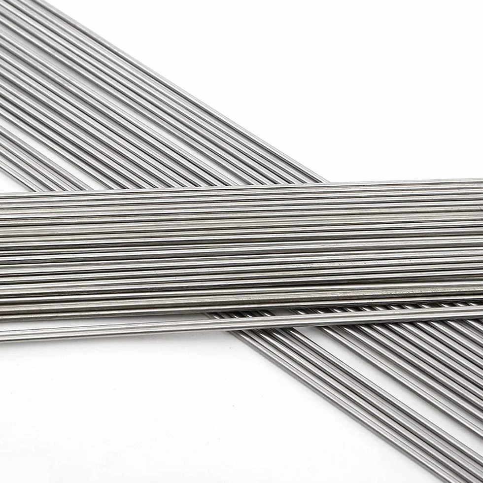 MBLUE 20 x drut sprężynowy ze stali nierdzewnej, 50 cm, twardy drut, drut prosty, drut sprężynowy (20 szt., 0,8 mm)