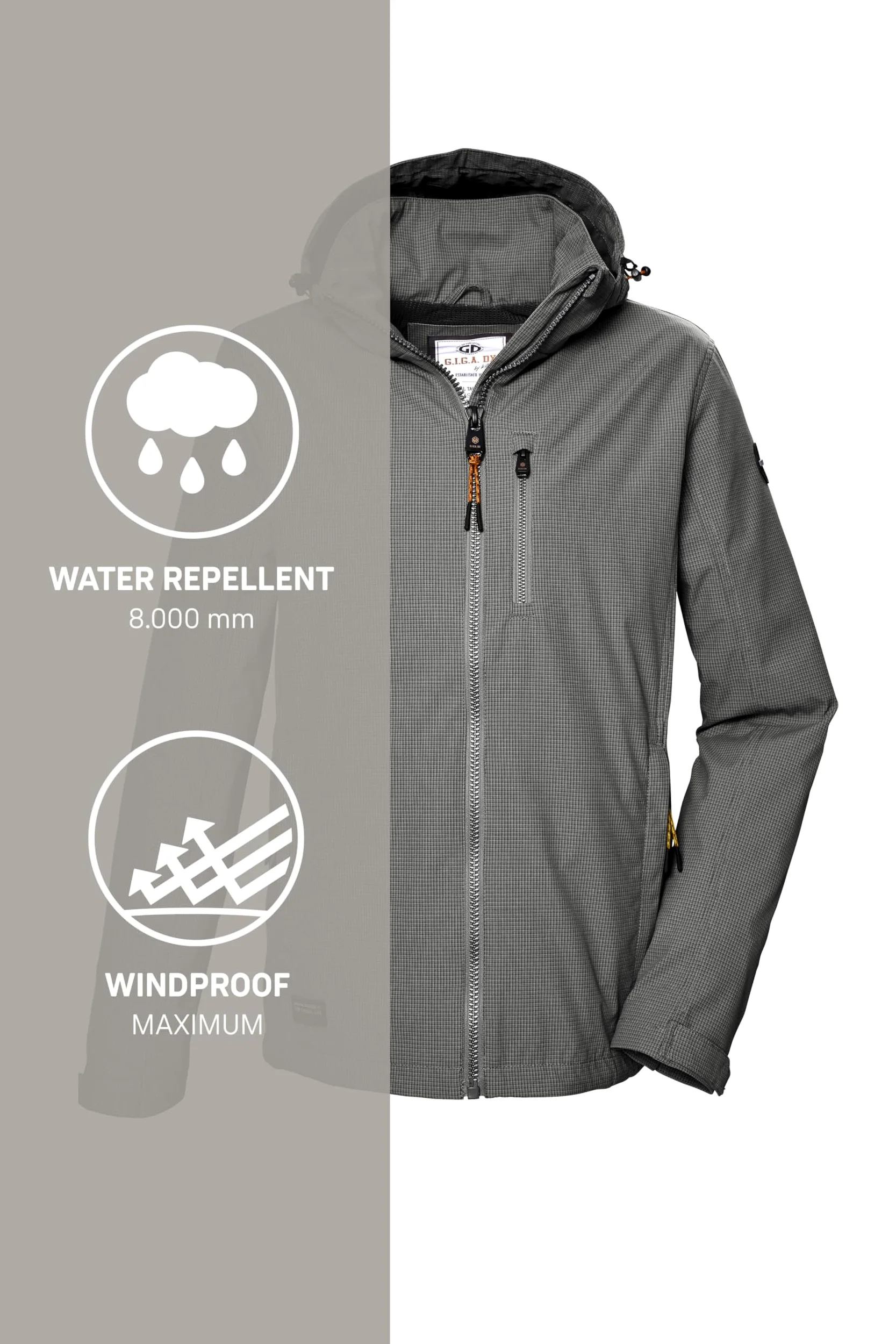G.I.G.A. DX Kurtka softshell/kurtka outdoorowa z odpinanym kapturem Mężczyźni Gs 82 Mn Sftshll Jckt