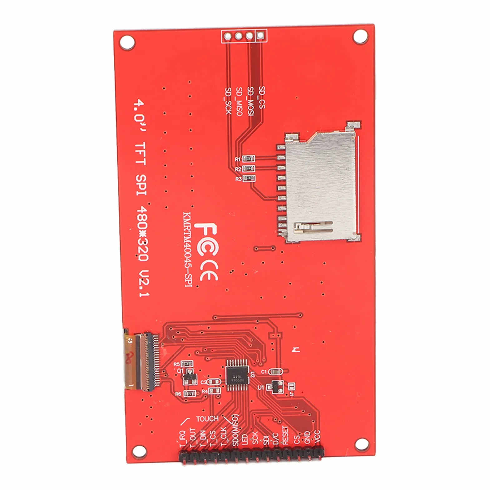 Moduł Wyświetlacza Tft Lcd 4In Ili9488 Wyświetlacz Tft Moduł Wyświetlacza Tft Lcd 4In Ili9488 Sterownik 14Pin 480X320 Hd Spi Szeregowy moduł Wyświetlacza z Ekranem Dotykowym