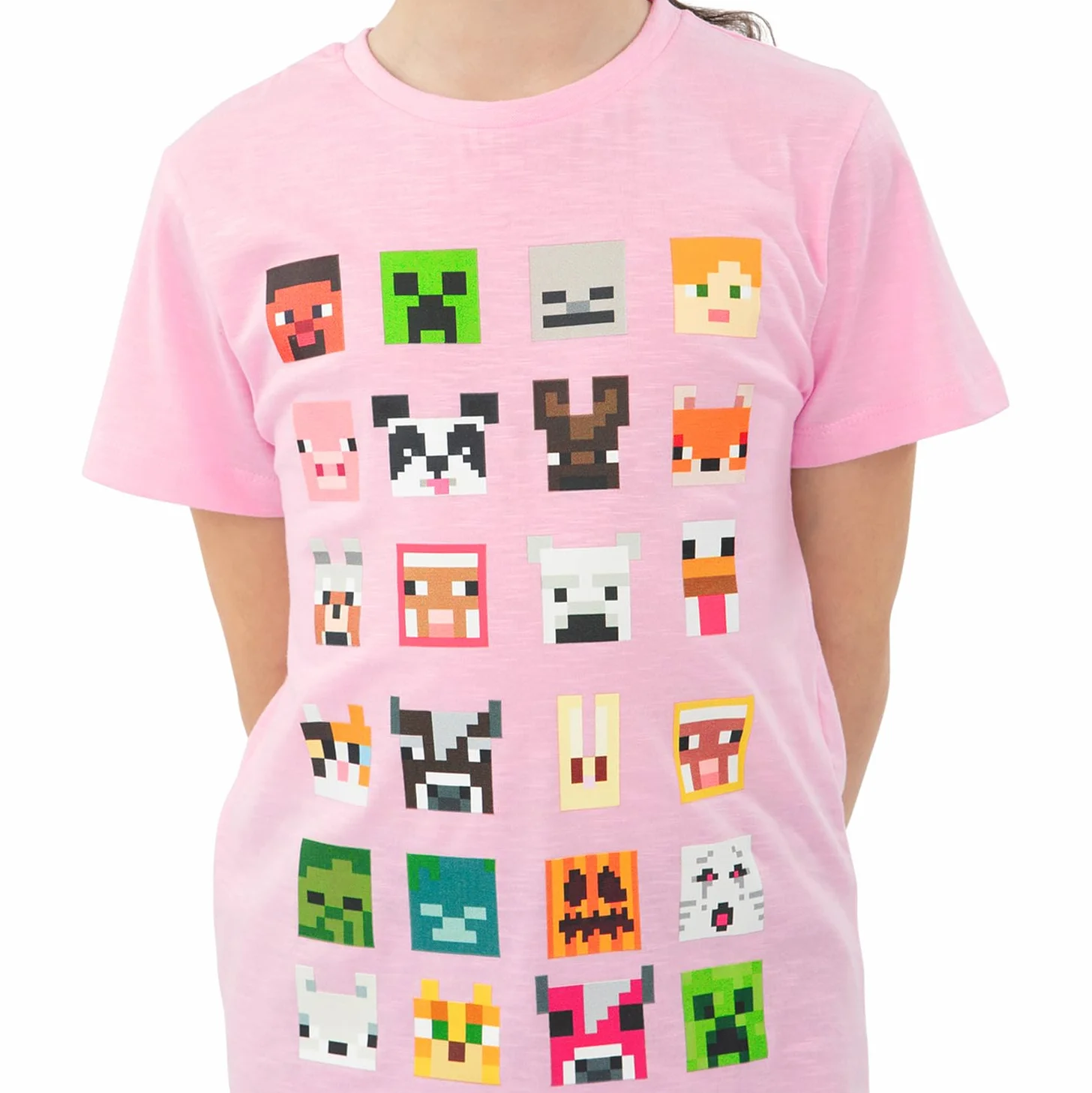 Minecraft T-shirt dziewczęcy