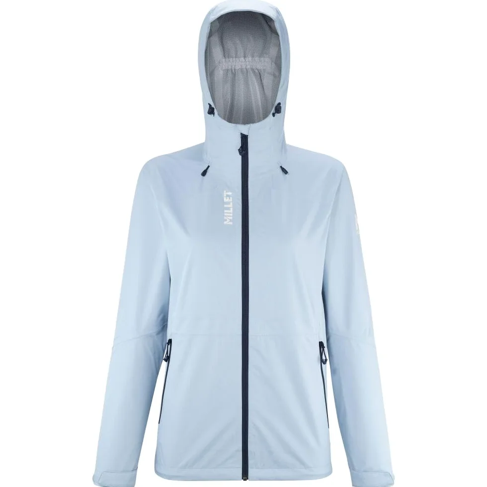 MILLET - Fitz Roy GTX JKT M - Veste Hardshell Femme - Membrane Gore-Tex Imperméable - Approche, Randonnée, Trekking, Lifestyle, Bleu Clair, XS