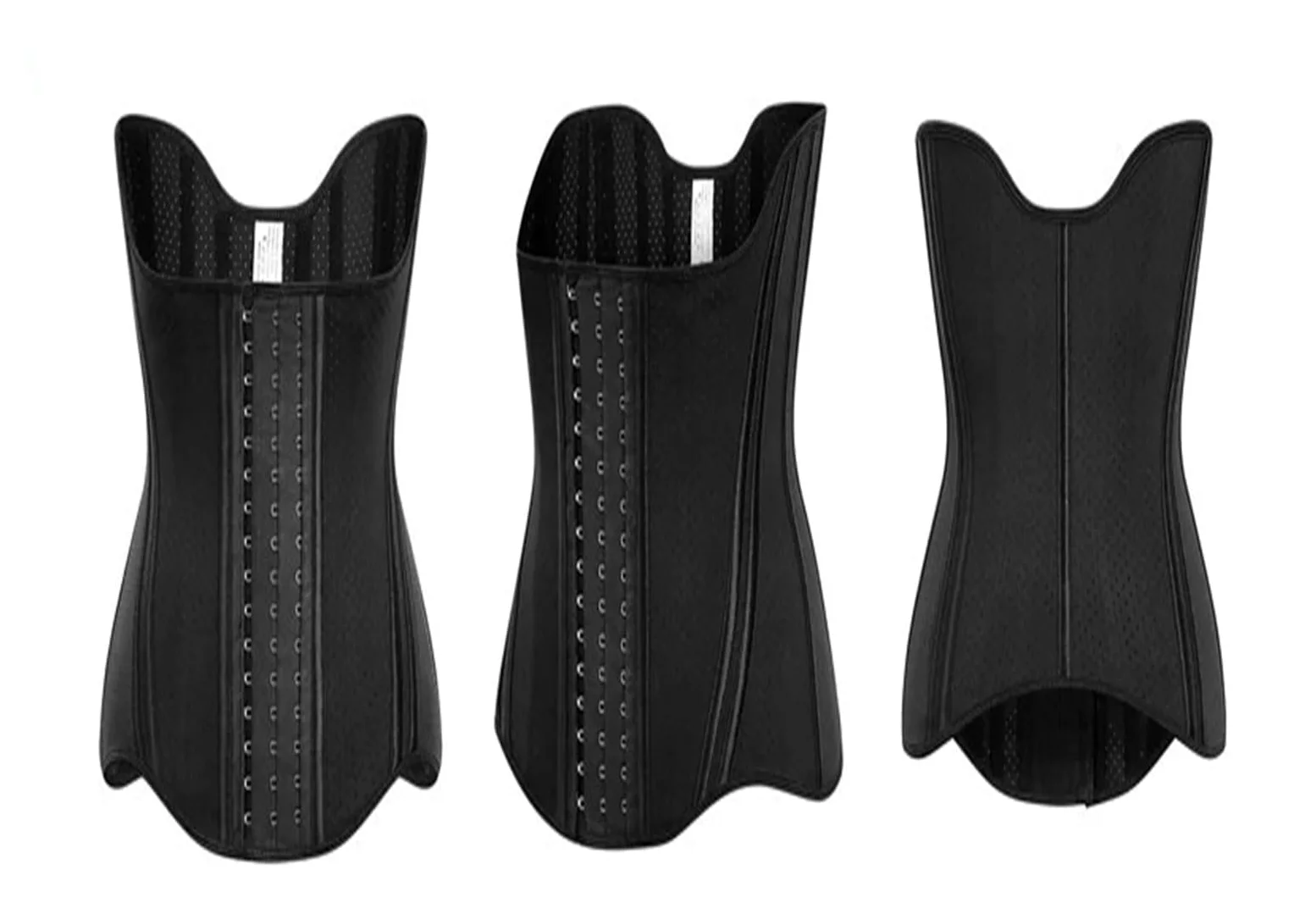 HLTYGWX Steel Bones Lateksowy gorset talii Body Gorset Shapewear Damski pas wyszczuplający w talii Wyszczuplający brzuch