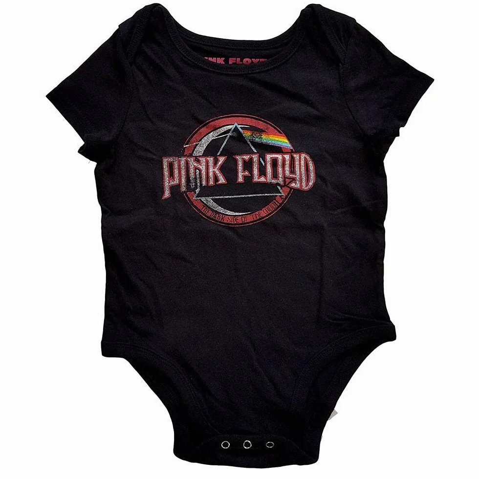Pink Floyd Body dziecięce Dark Side Of The Moon Vintage Dziecko, czarny, 6-9 meses