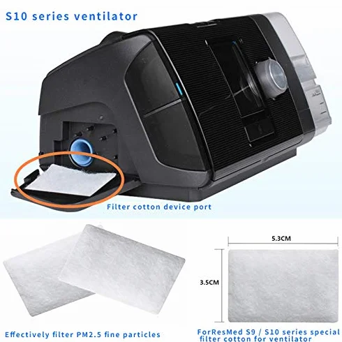 CPAP filtr powietrza, bardzo drobny, jednorazowy filtr do maszyn CPAP, 20 filtrów
