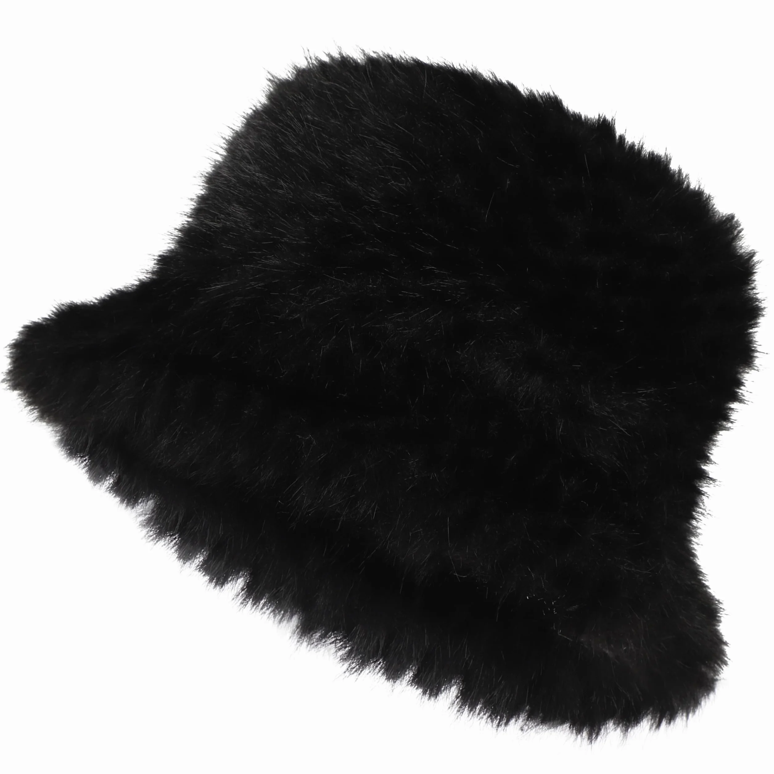 Soul Young Damska czapka zimowa ze sztucznego futra bucket cloche