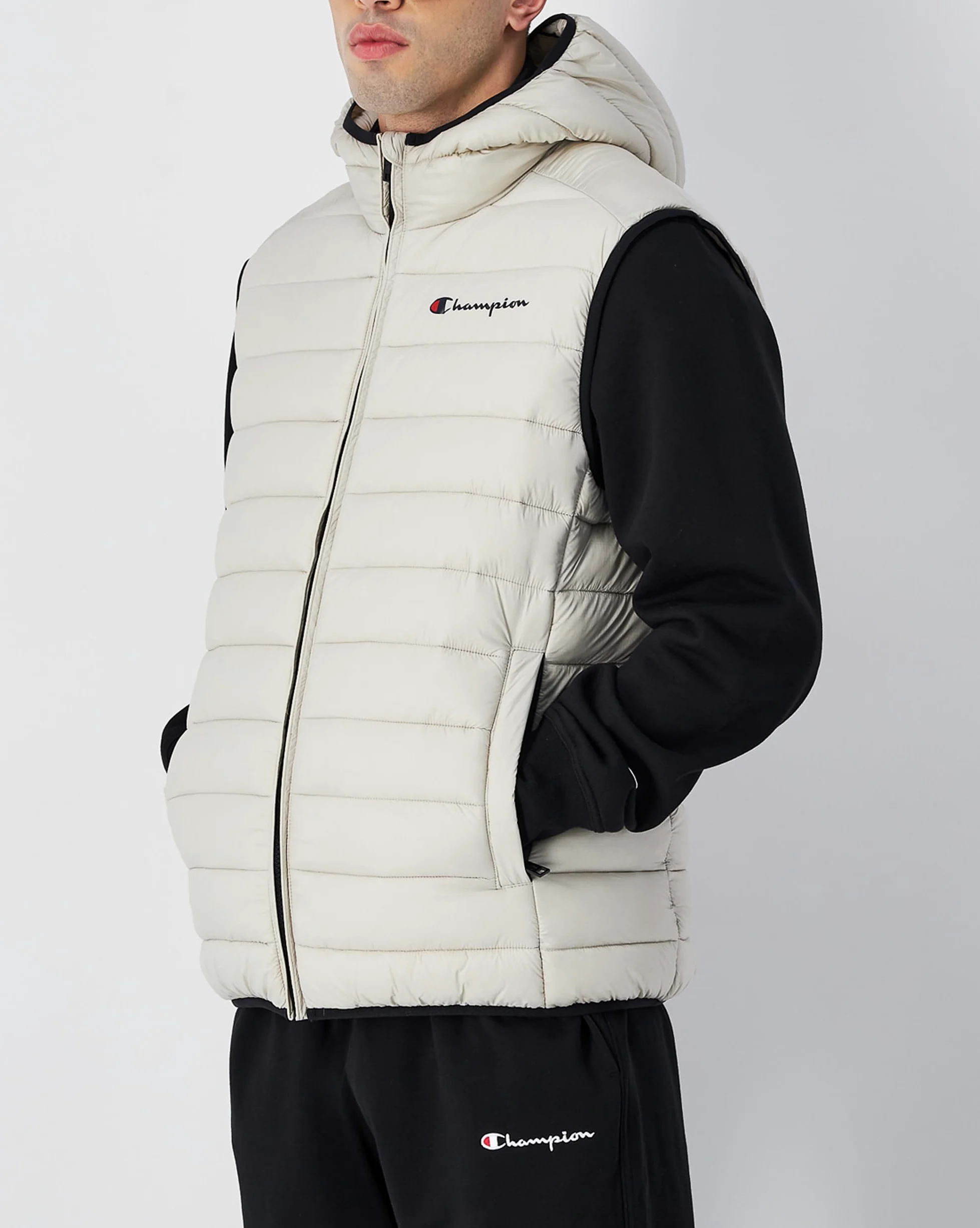 Champion Kamizelka imbotito Mężczyźni Legacy Outdoor (220341) - Wr Light Nylon Cire 35gr Mały Skrypt Logo High-neck