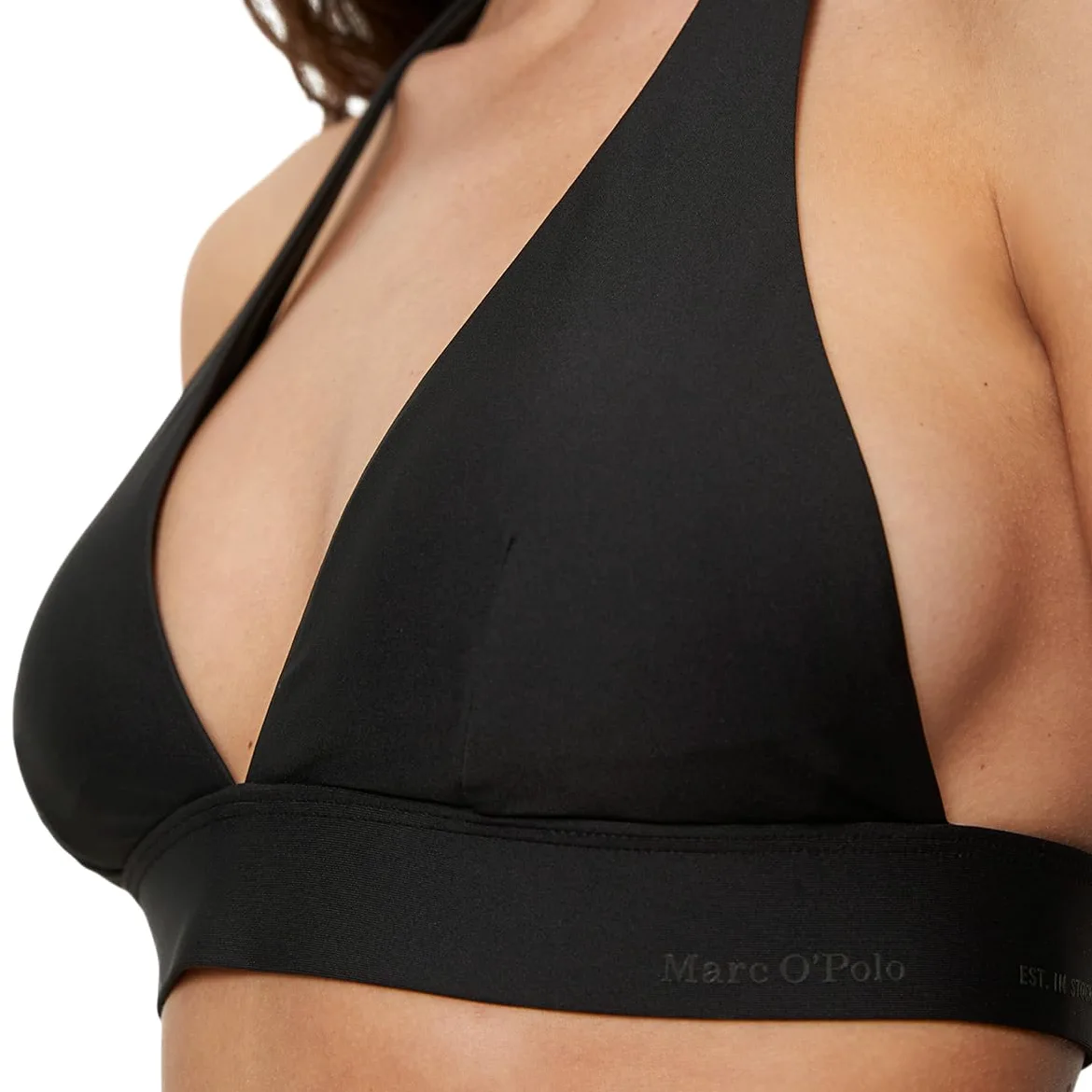 Marc O´Polo Classic Women Swimwear Triangle Top, Regular Fit, czarny, M