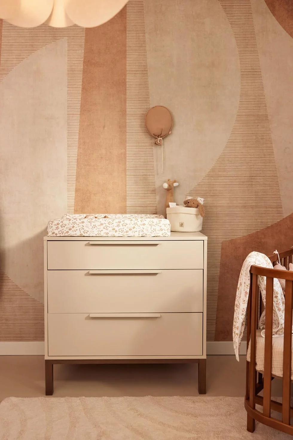 Jollein Poszewka na poduszkę do przewijania z dżerseju – Bloomy – 50 x 70 cm – 100% bawełna – certyfikat Öko-Tex – poszewka na poduszkę