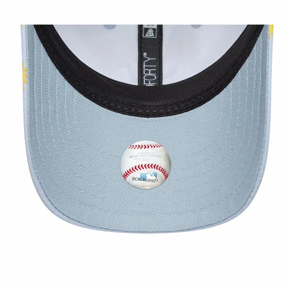 New Era MLB czapka dziecięca 9FORTY Sun All Over Print New York Yankees, niebieska, 2-4 lata