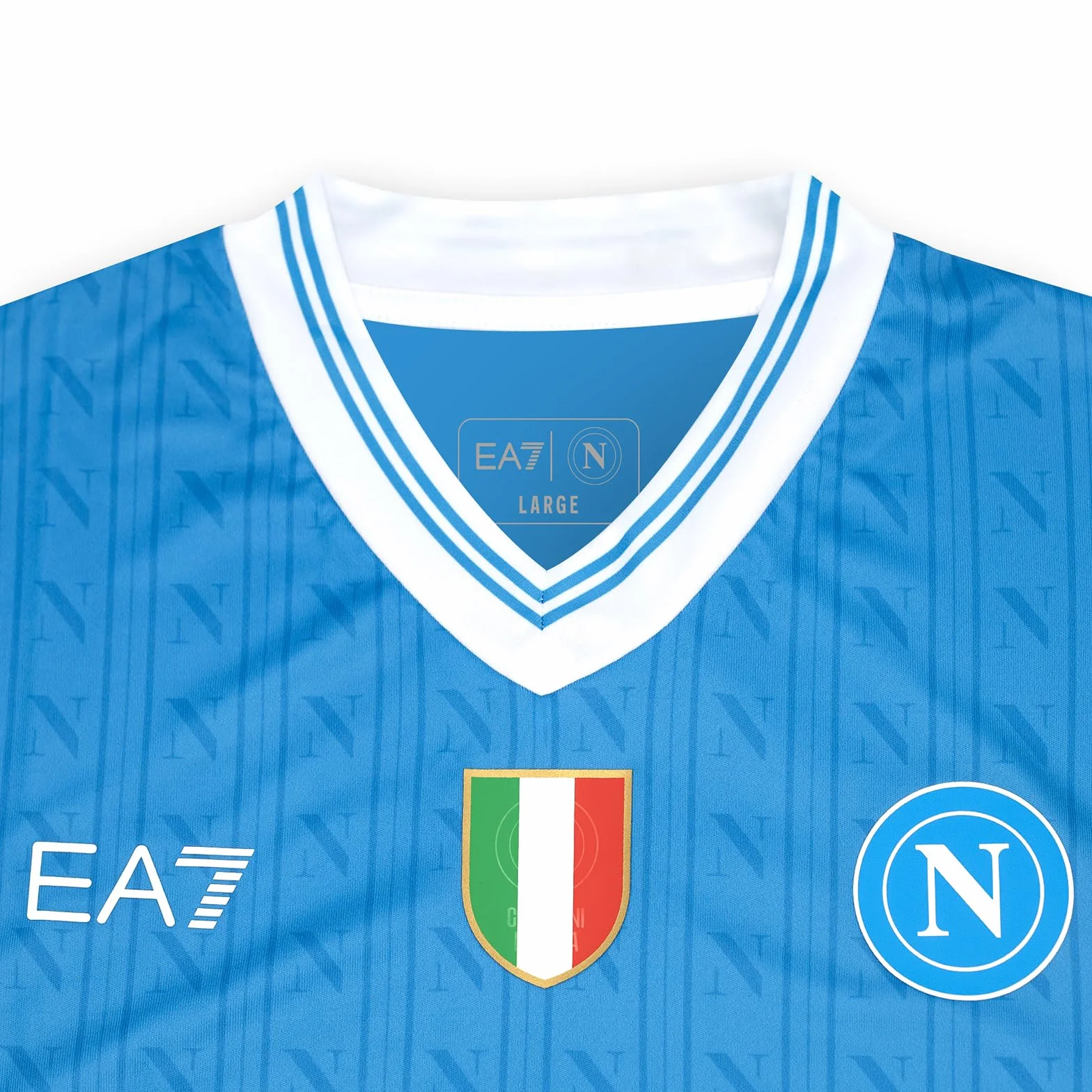 SSC Napoli Replika koszulki Home 2025/2026, oficjalny produkt EA7, rozmiar M