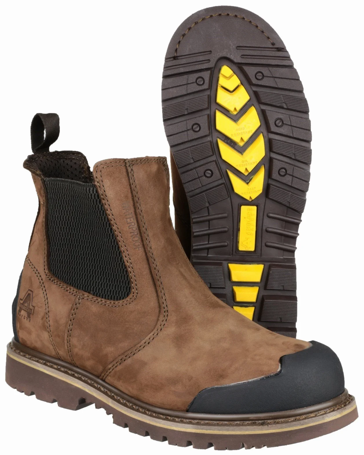 Amblers Safety FS225 męskie buty ochronne, wodoszczelne, buty Chelsea Boots