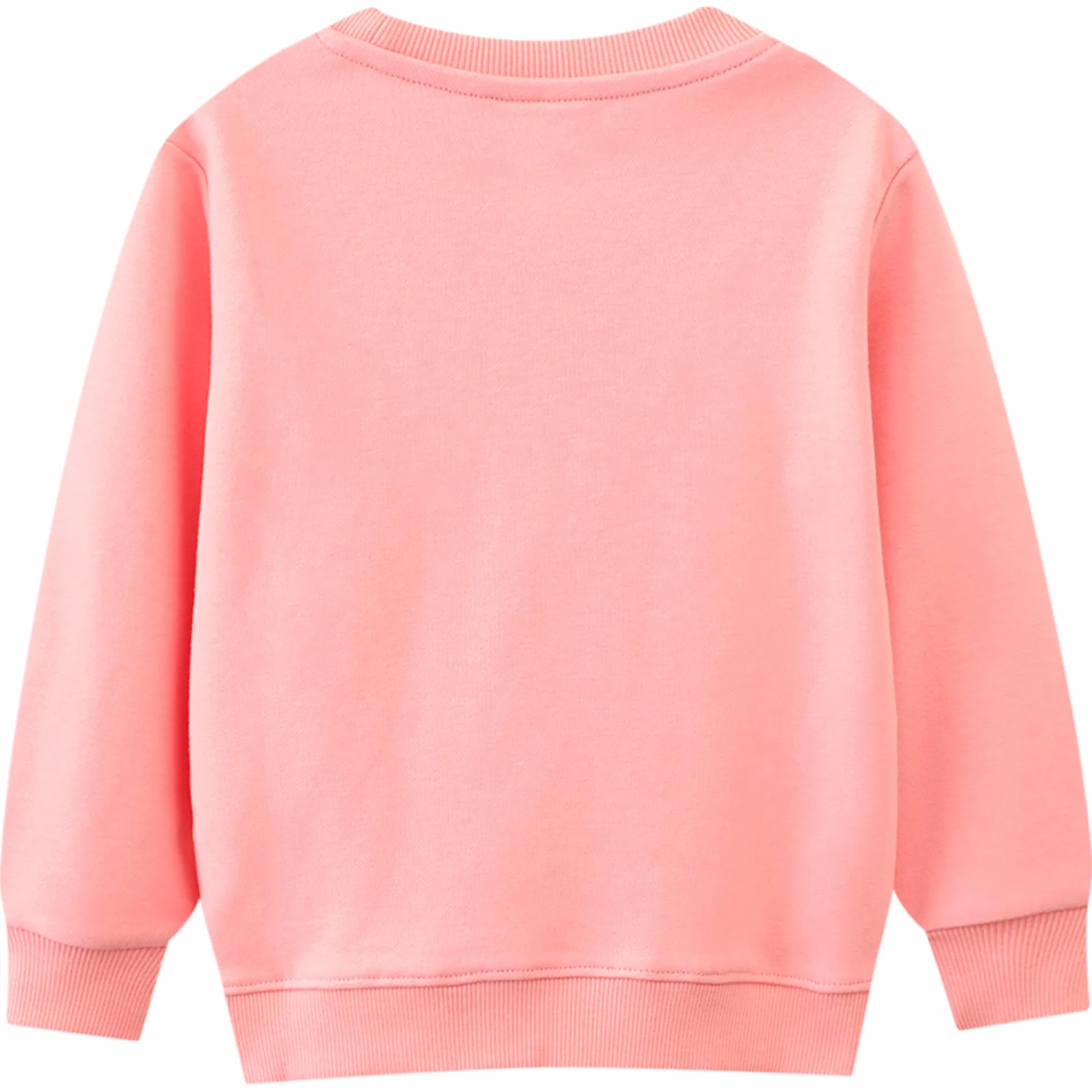 JinBei Bluza dla dziewczynek dzieci sweter bawełniany top casual sweter maluch jednorożec nadruk koń koszulka z długim rękawem wiek 2-7 lat, rozm. 92-122