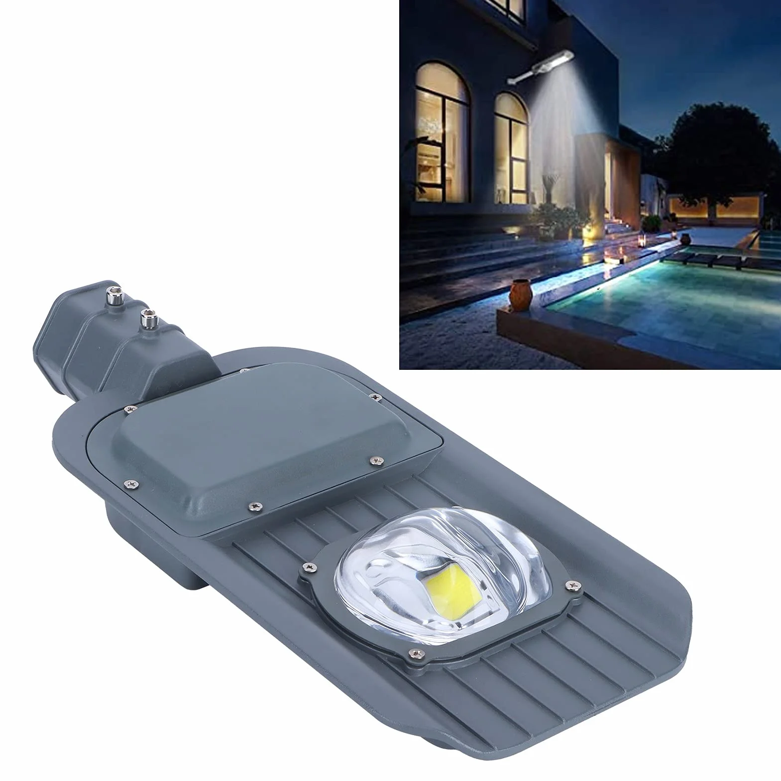 Oprawa LED 50W IP66 2000Lm 6500K Szary