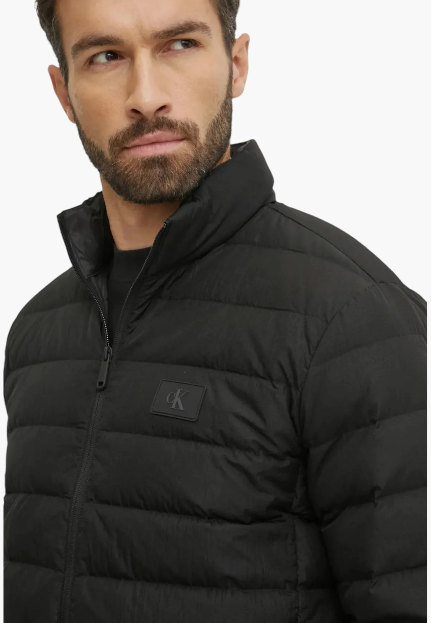 Calvin Klein Jeans Męska kurtka puchowa UL J30J326716, czarna (Ck Black), S, Czarny (Ck Black), S