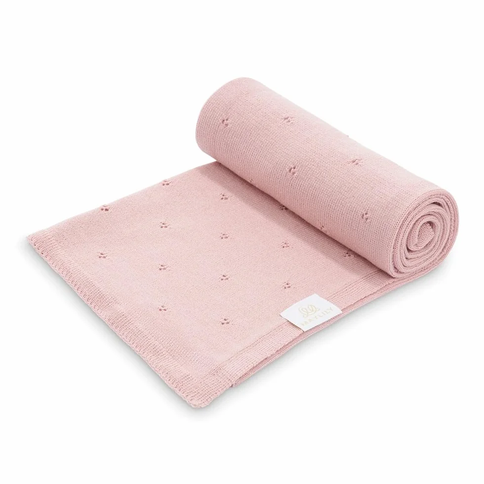 MayLily Kocyk niemowlęcy z wełny z merynosów, 80 x 100 cm, 100% wełna z merynosów, wyprodukowano w UE, ręcznie wykonany, hipoalergiczny, regulujący temperaturę na lato i zimę, lekki i łatwy w
