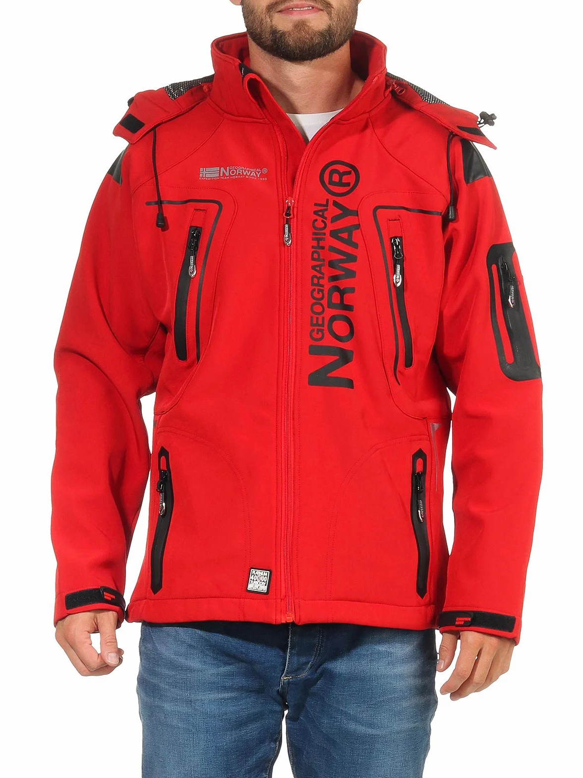 Geographical Norway Męska kurtka softshell leyoley production