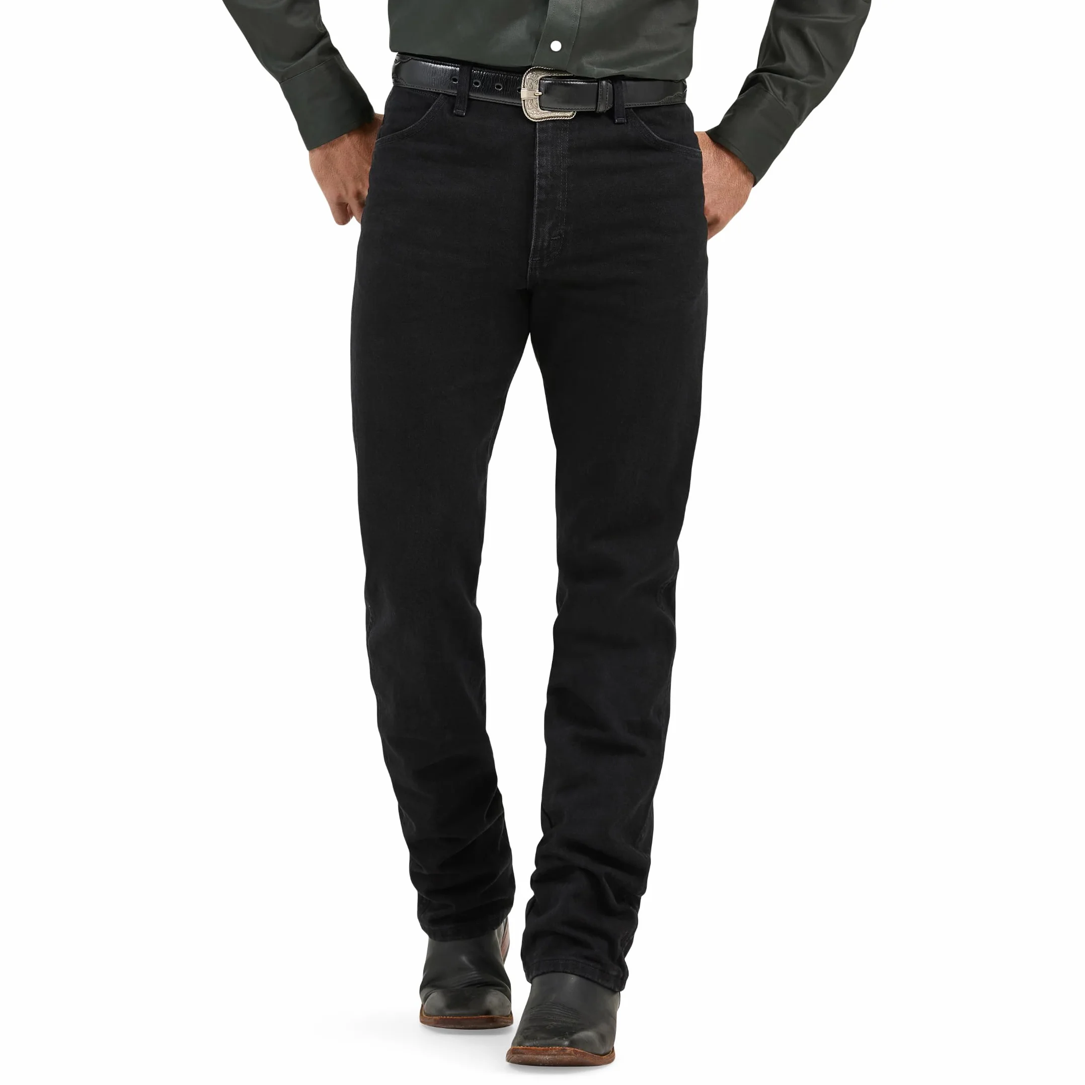 Wrangler 13MWZ Dżinsy Męskie Regular Bootcut Fit Prosta Nogawka