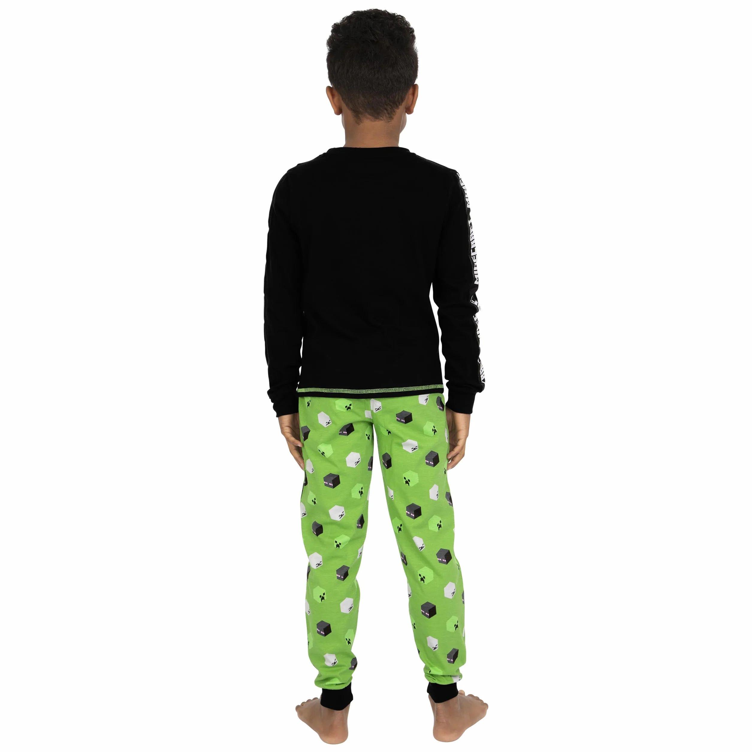 Piżamy Minecraft Creeper Dla Chłopców Zestawy Piżam Gamer