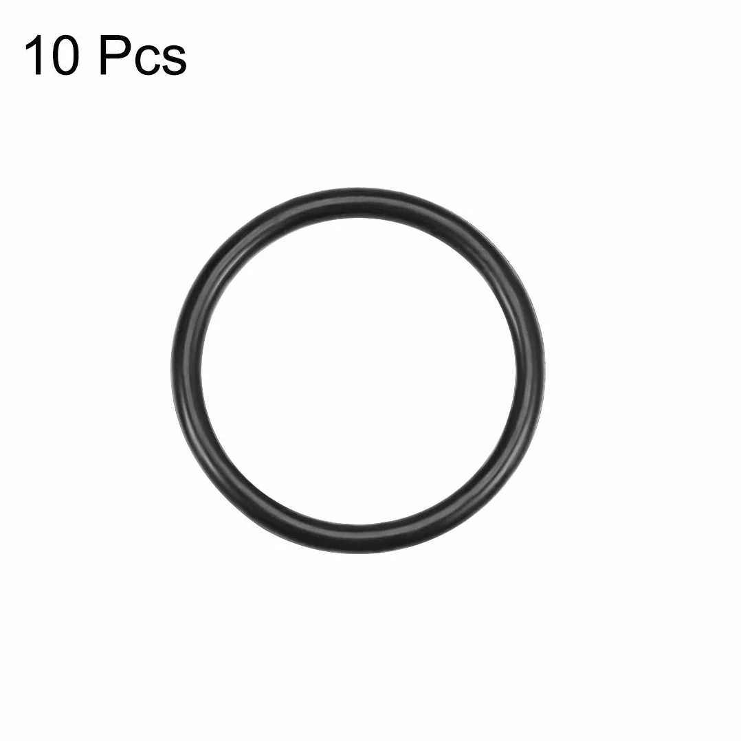 sourcing map 10 szt. o-ringi kauczuk nitrylowy 6 mm-32 mm średnica wewnętrzna 2,5 mm szerokość okrągła uszczelka 24 mm x 29 mm x 2,5 mm