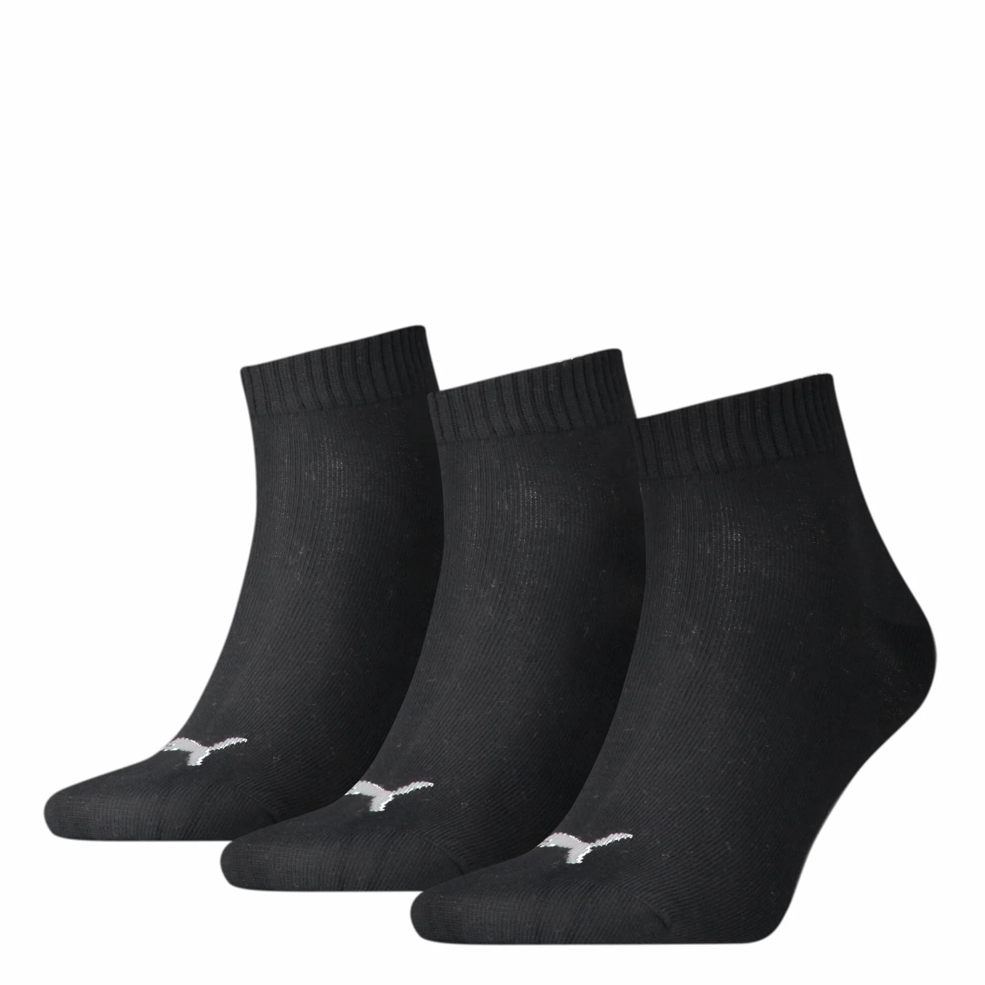 Puma Uniseks Quarter Plain Skarpety, Czarny, 39-42 EU