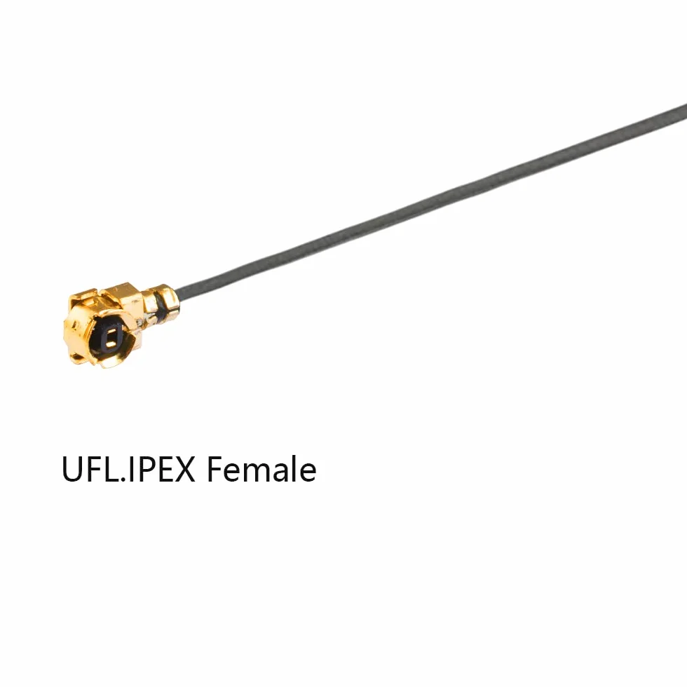 Vecys 2PCS U.F.L.1 do RP-SMA żeński Kabel Koncentryczny o Niskiej Stratności 12"/30CM U.F.L.1 1.13mm Mini-koncentryczny Kabel Pigtailowy do Routerów Bezprzewodowych Mini Karty Sieciowe PCIE PCI
