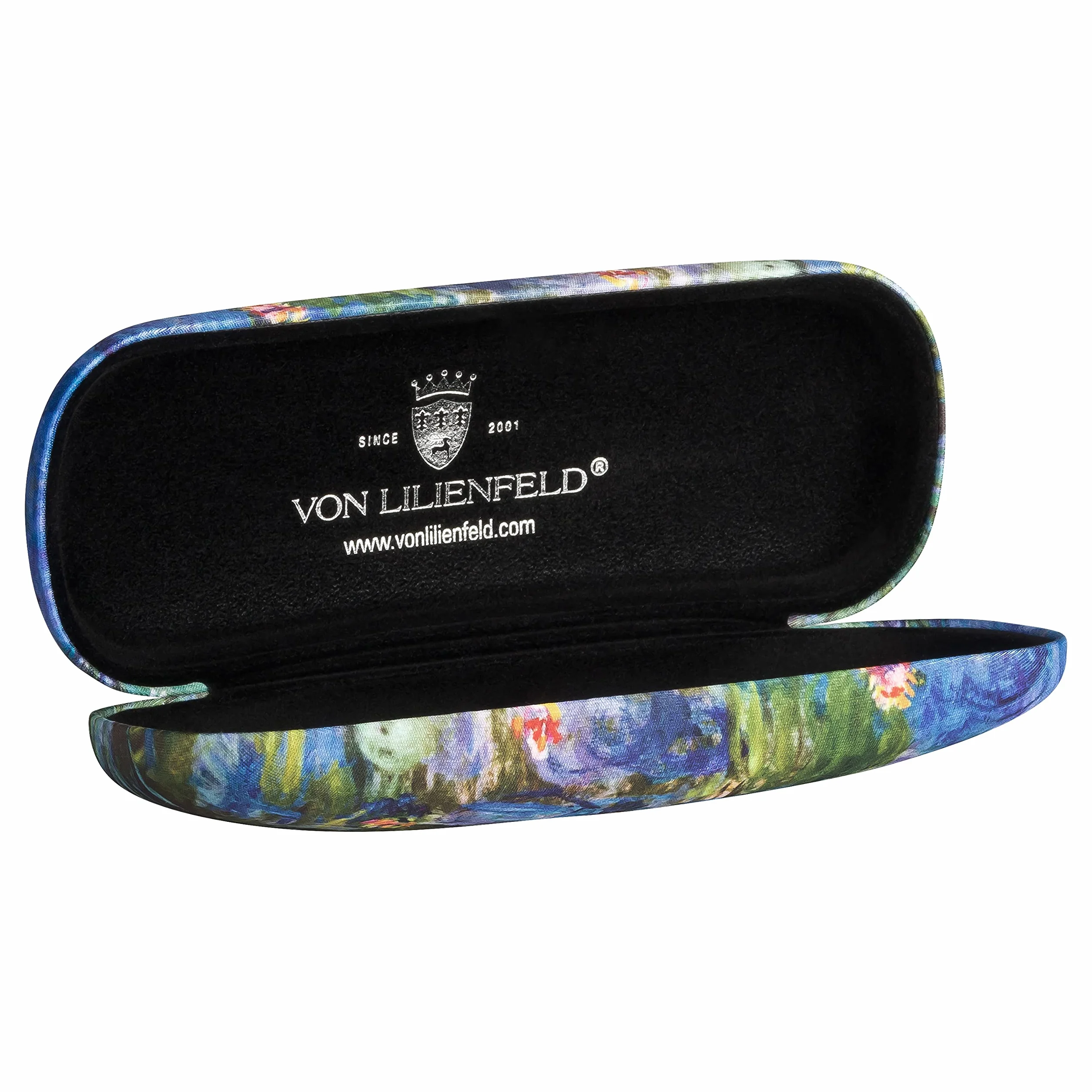 VON LILIENFELD etui na okulary Claude Monet lilie wodne twarde pokryte tkaniną