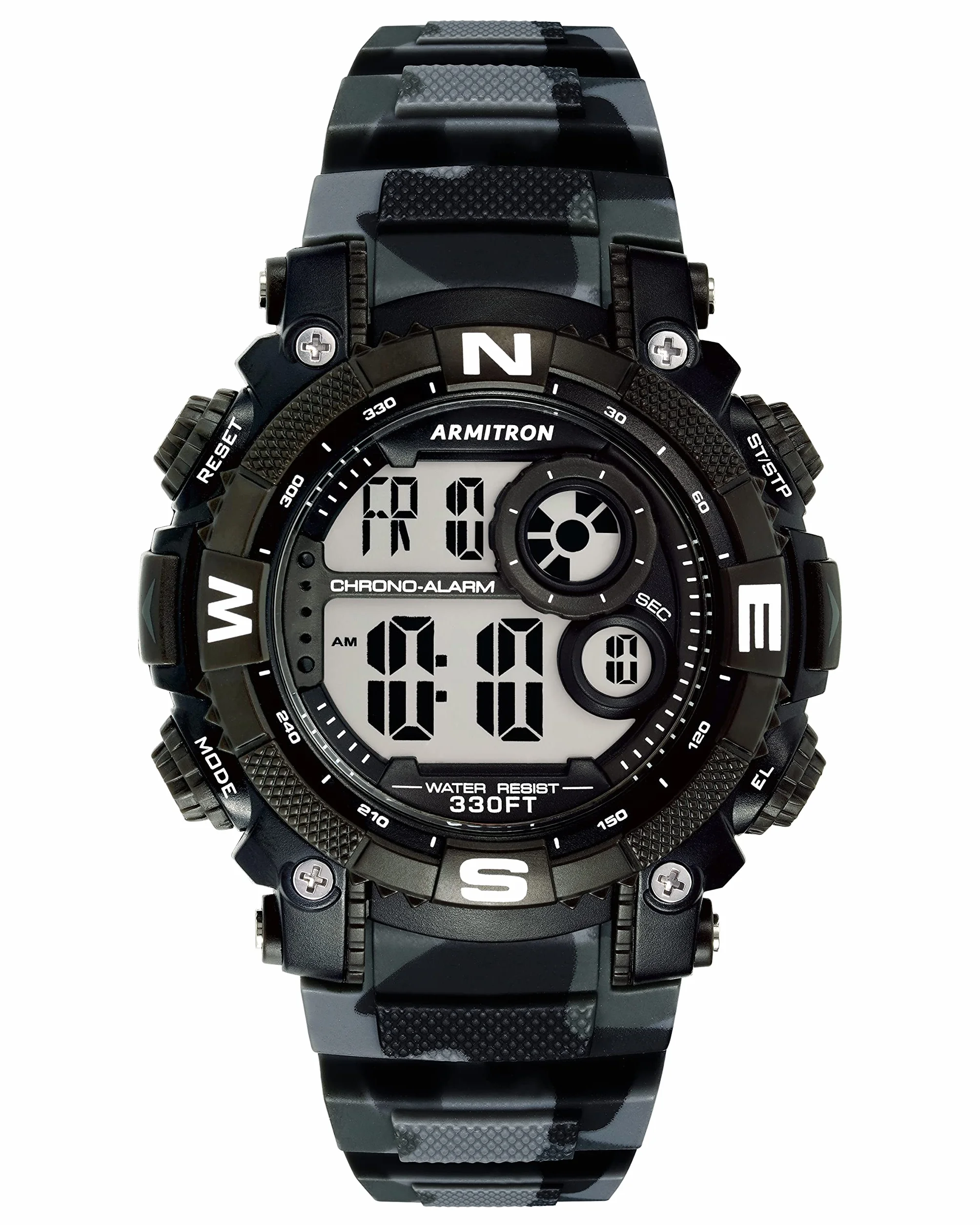 Armitron Sport Men's Digital Chronograph Resin Strap Watch, 40/8284