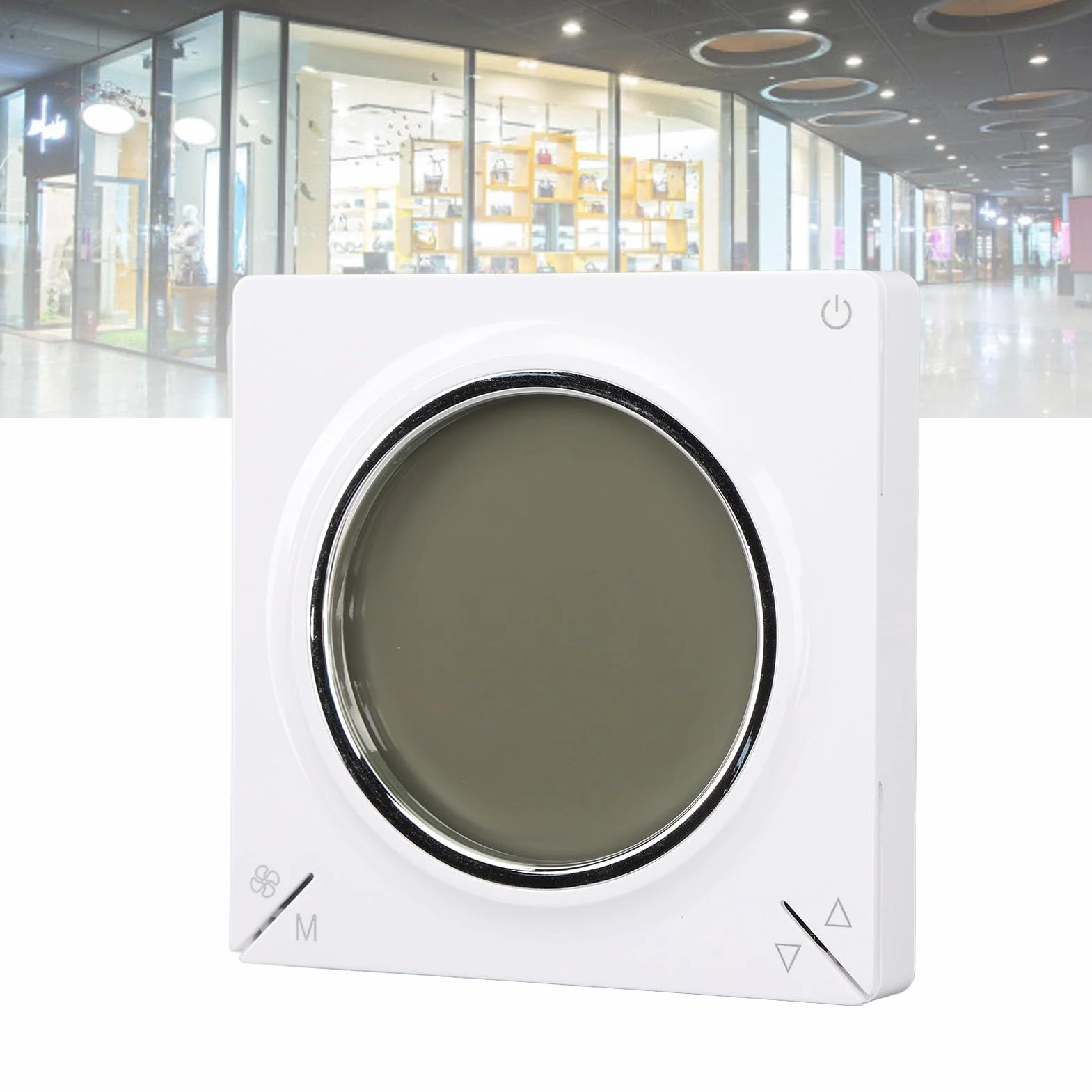 Panel Sterowania Termostatem do Domowej Klimatyzacji, Panel Kontroli Temperatury z Dużym Wyświetlaczem LCD, Tryb Ręczny i Timer, Typ Klucza